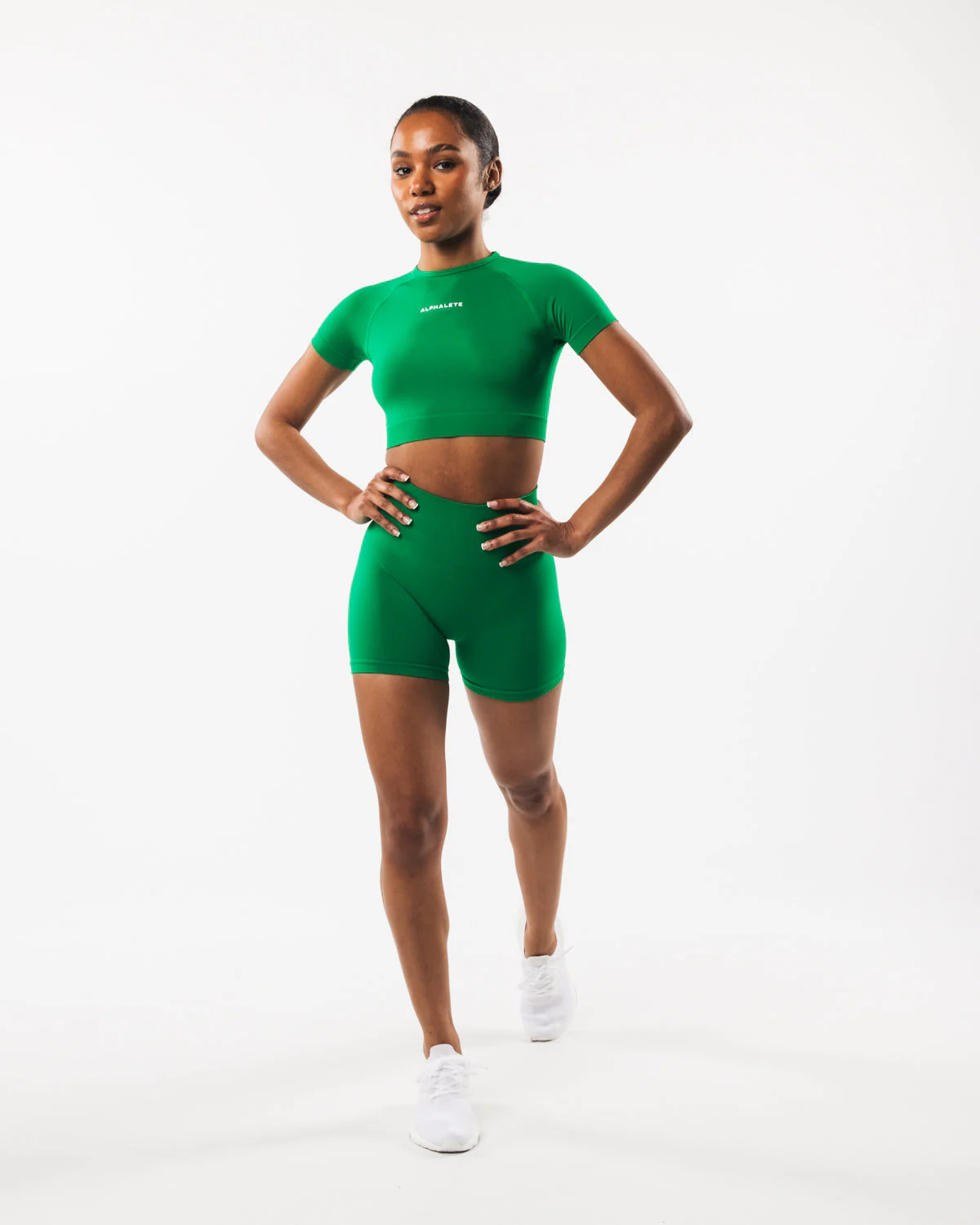 Amplify SS Crop - Emerald Green - Image 2
