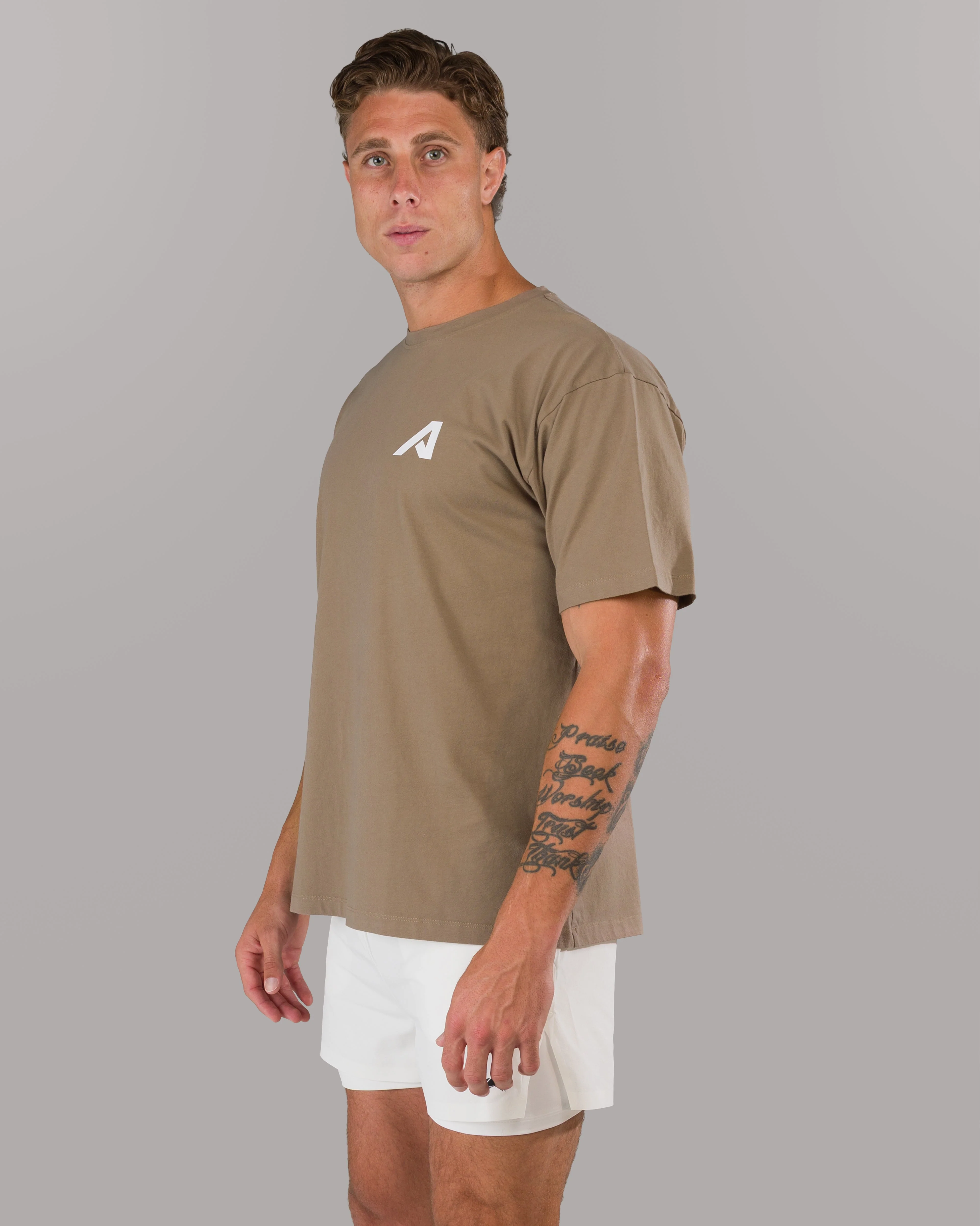 Alpha Tee - Carob - Image 3