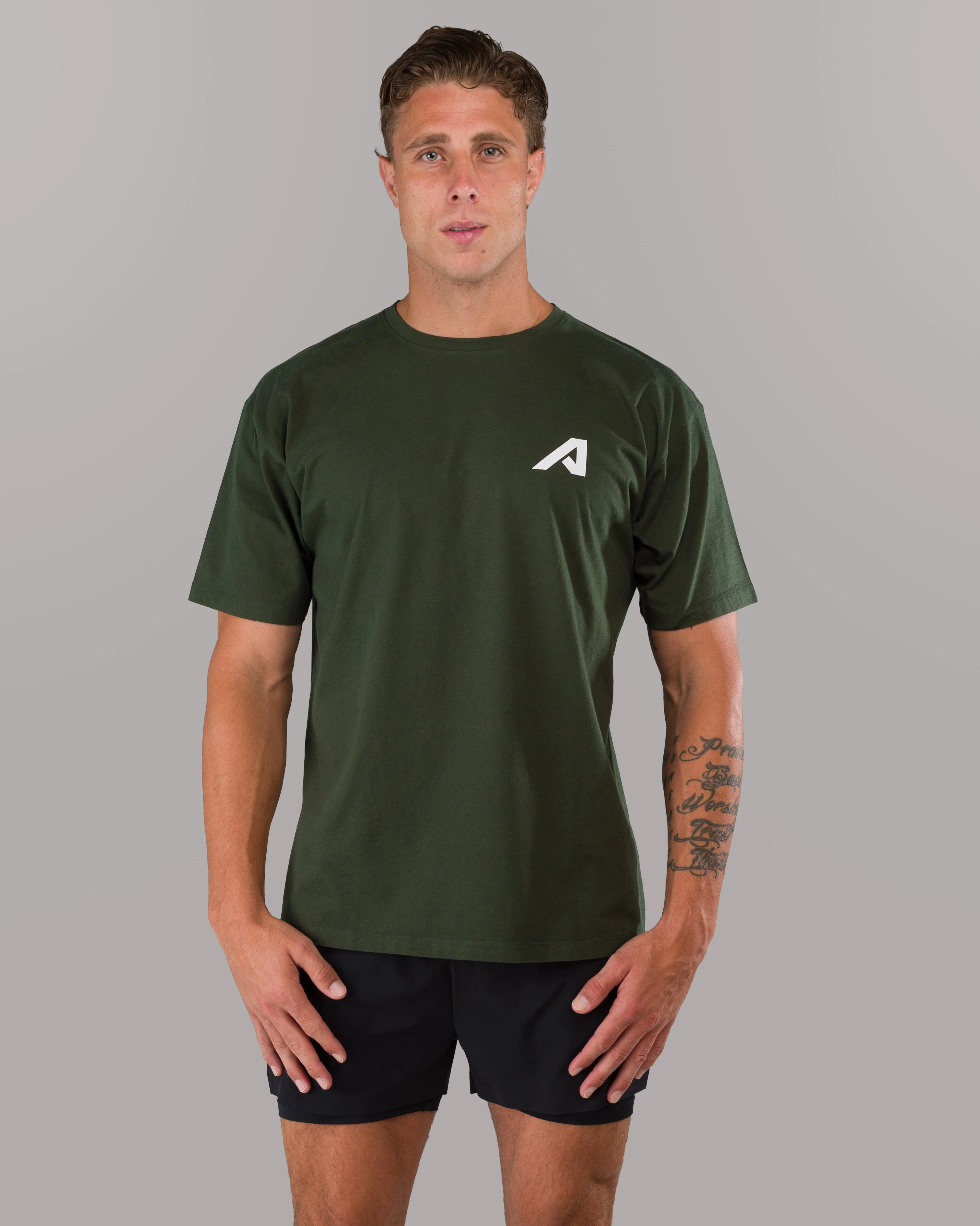 Alpha Tee - Moss - Image 2