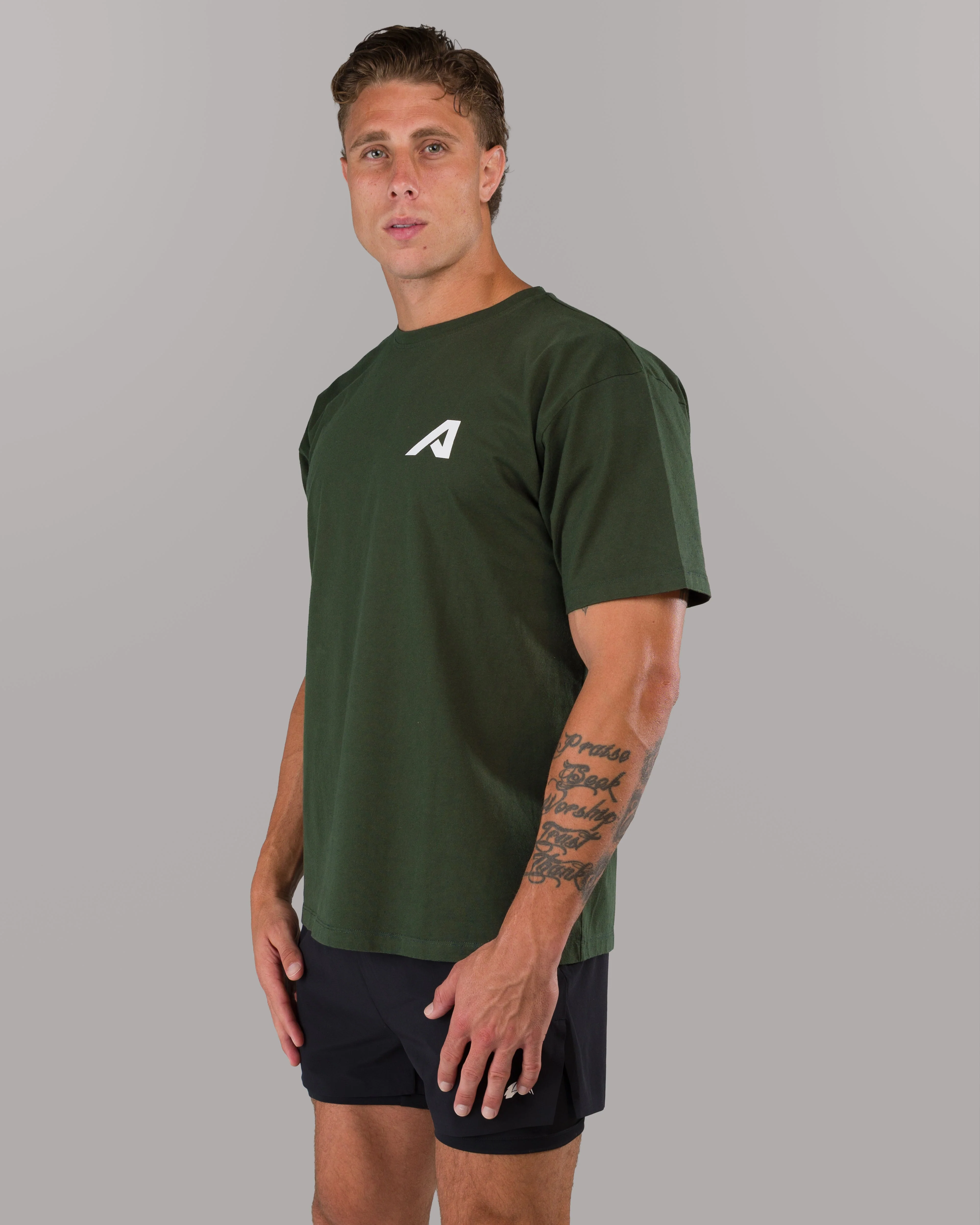 Alpha Tee - Moss - Image 3