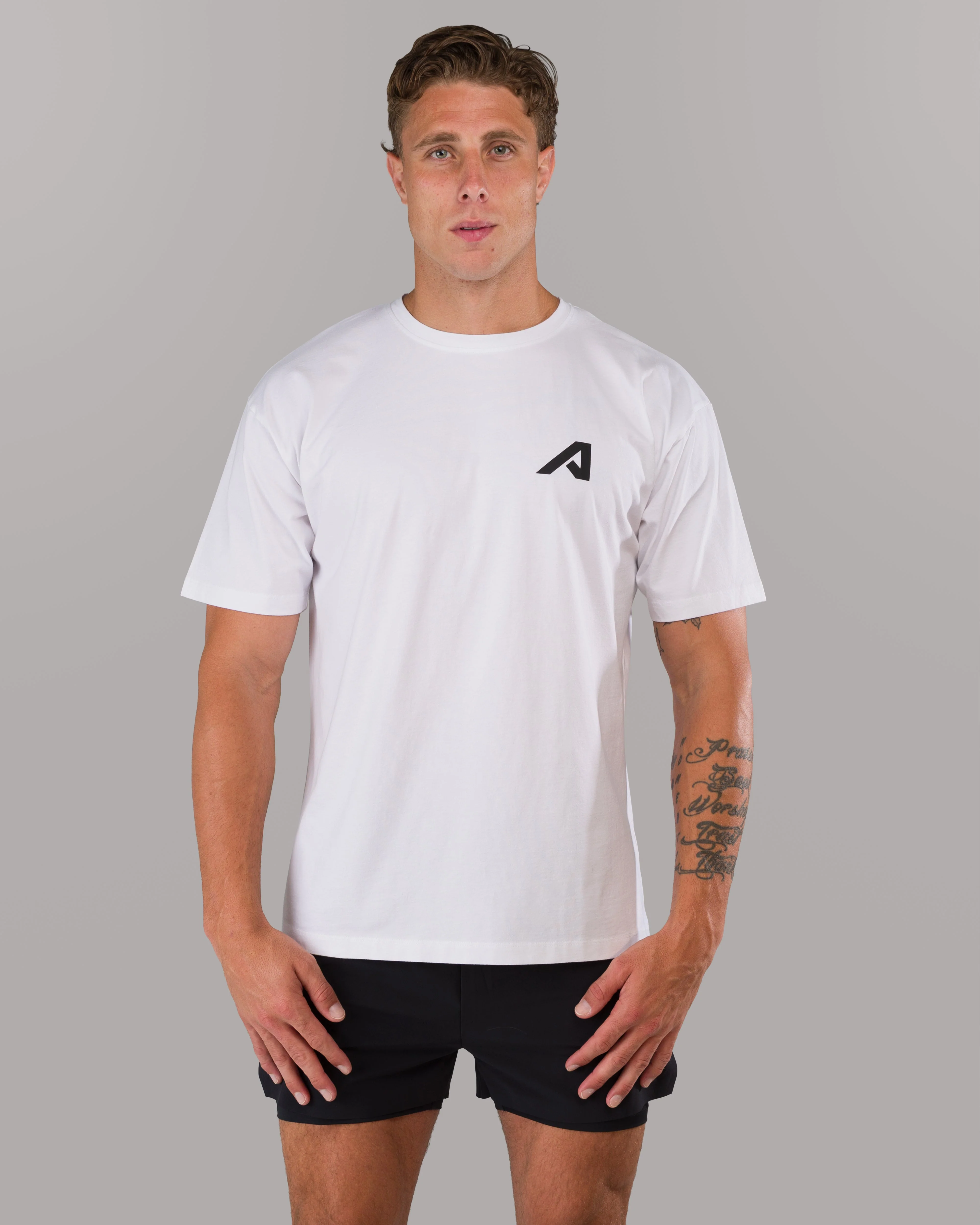 Alpha Tee - White - Image 2
