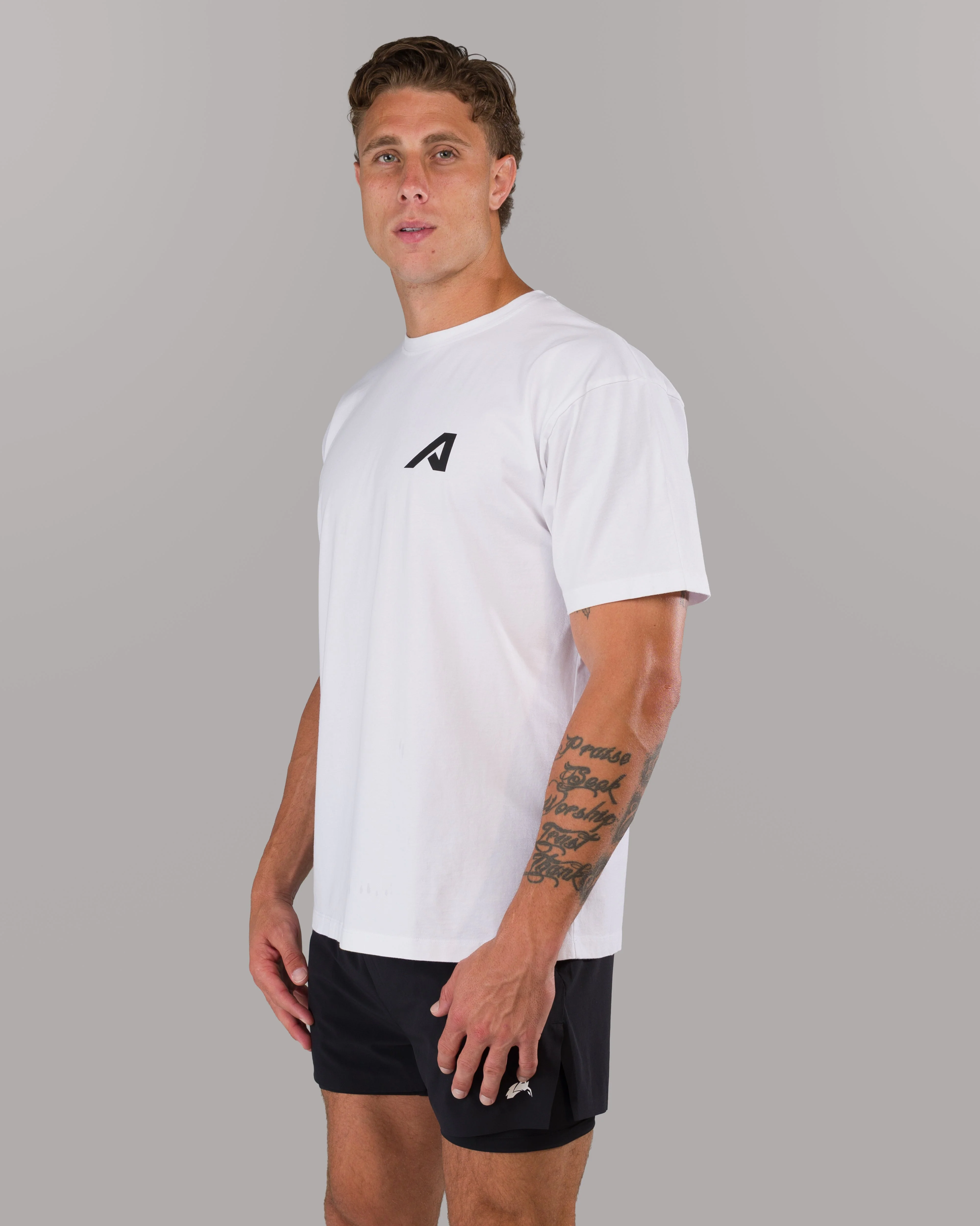 Alpha Tee - White - Image 3