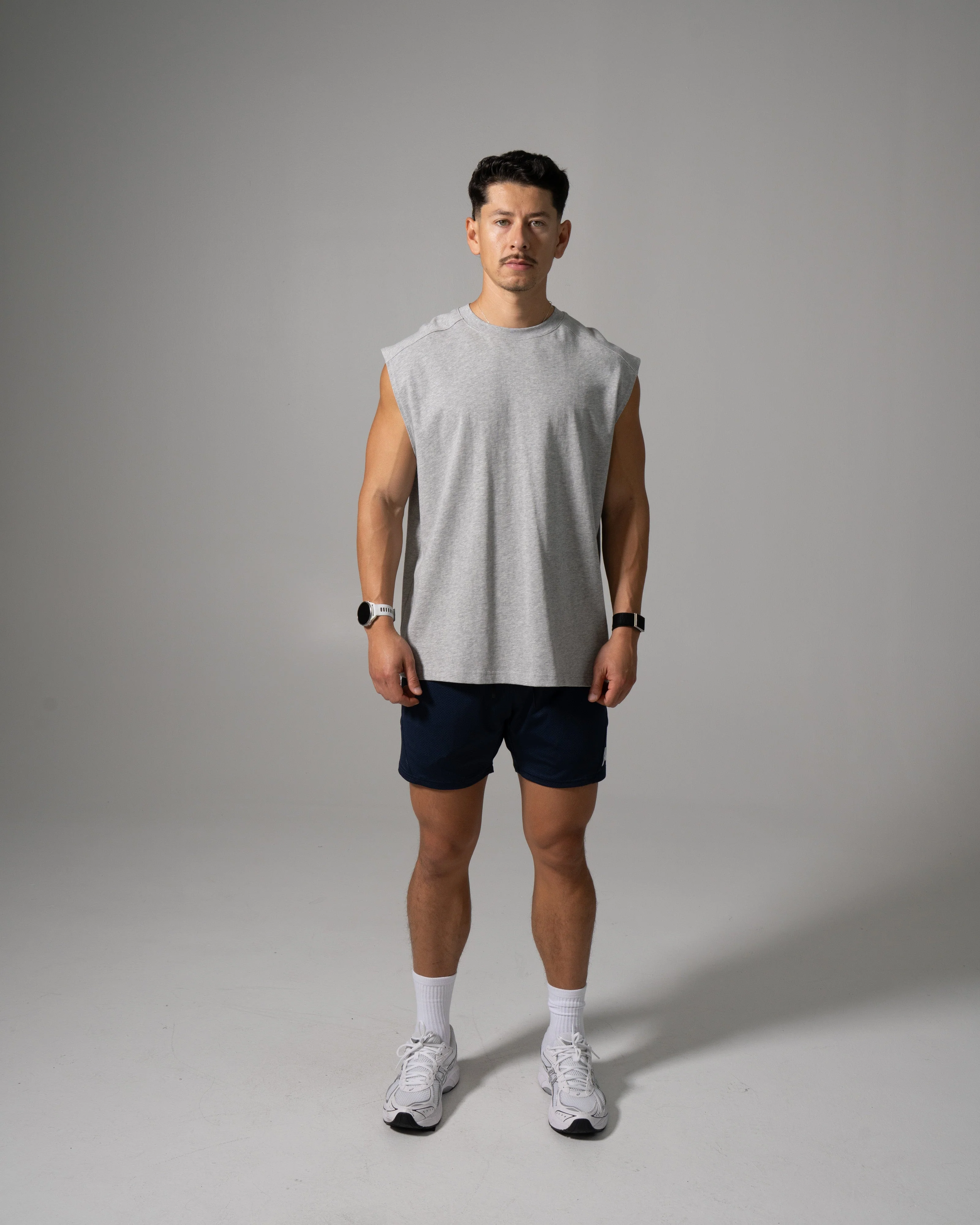 Alpha Tank - Med Heather Grey - Image 4