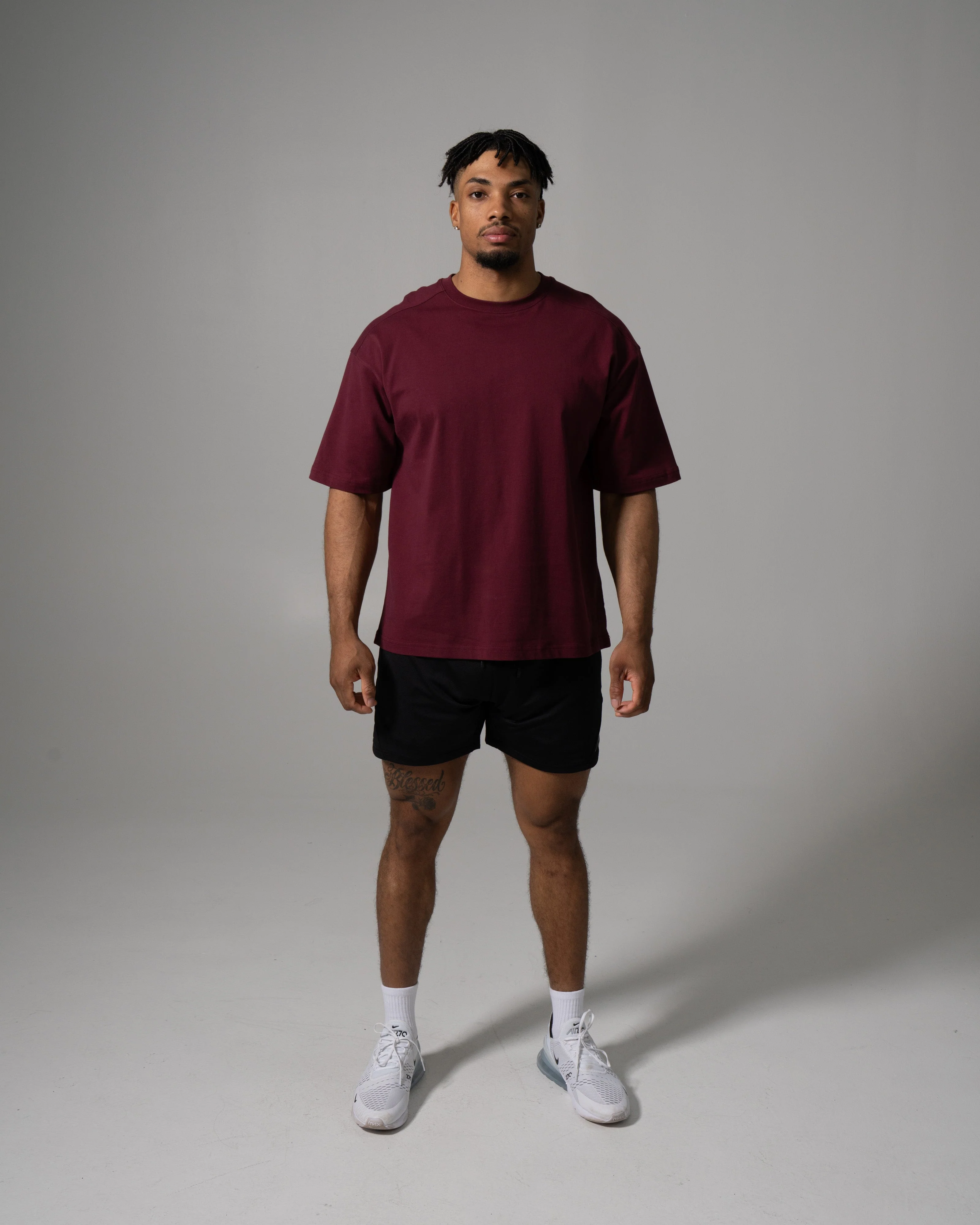 Alpha Tee - Merlot - Image 4