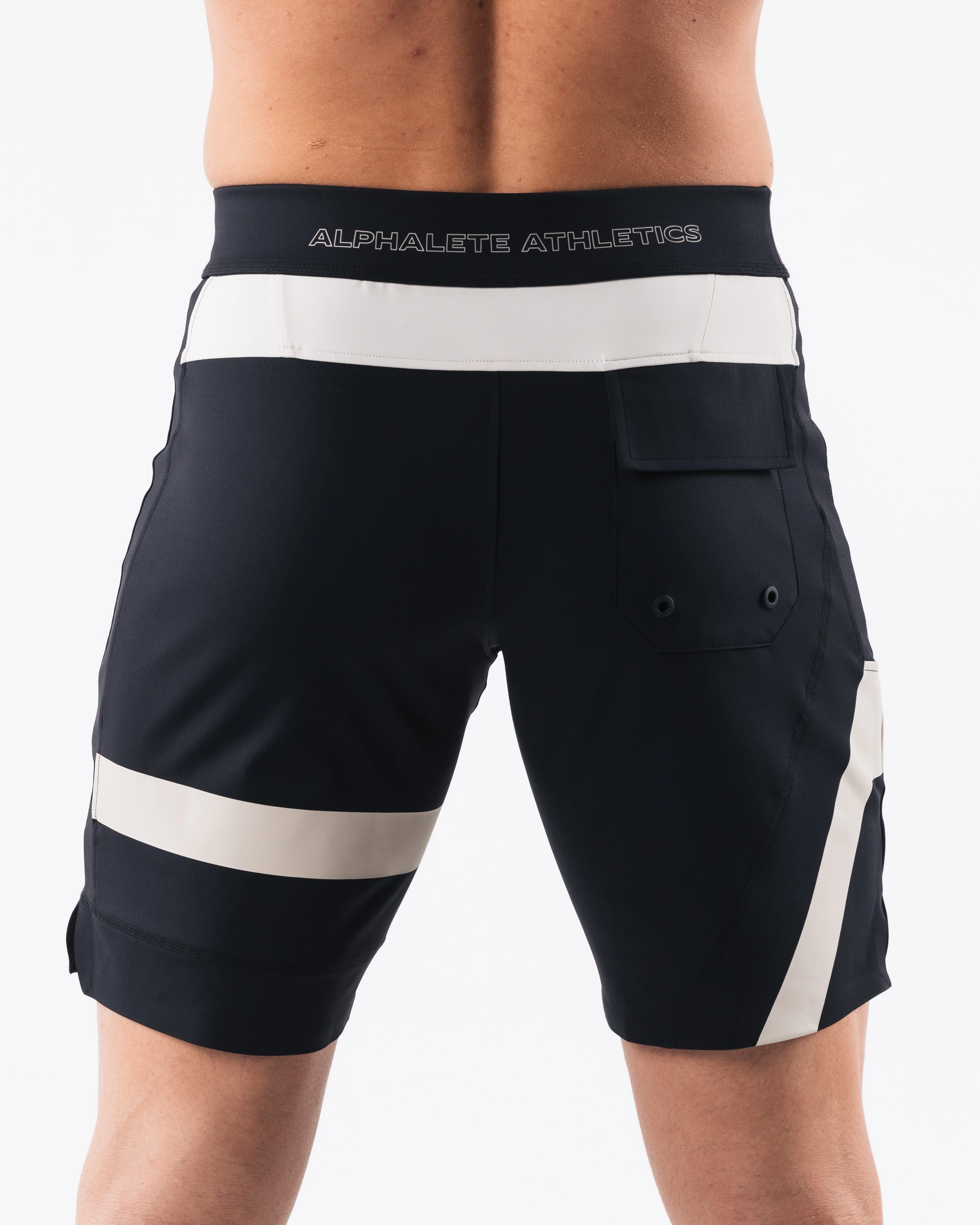Aztec Boardshort - Black Linen - Image 2