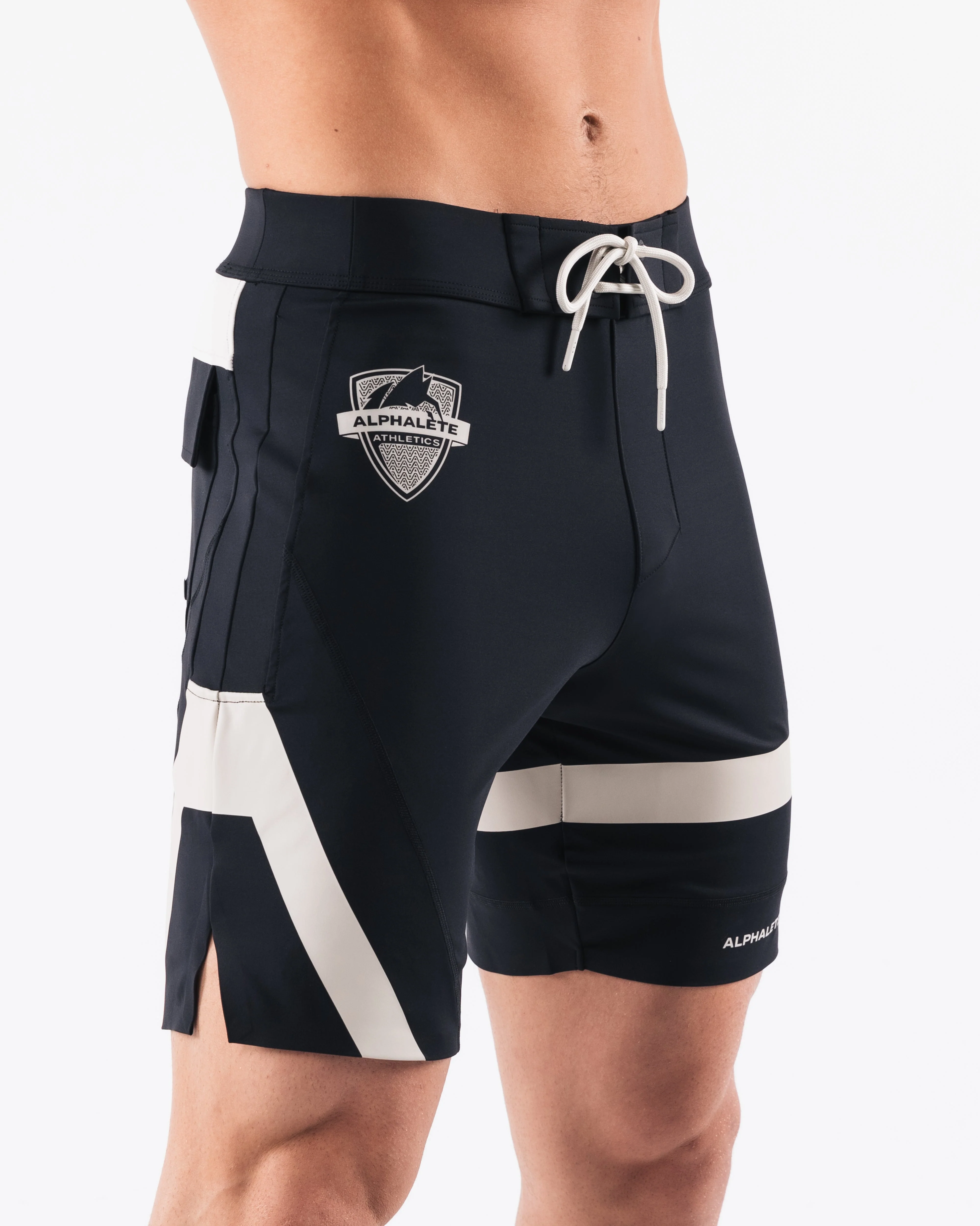 Aztec Boardshort - Black Linen - Image 5