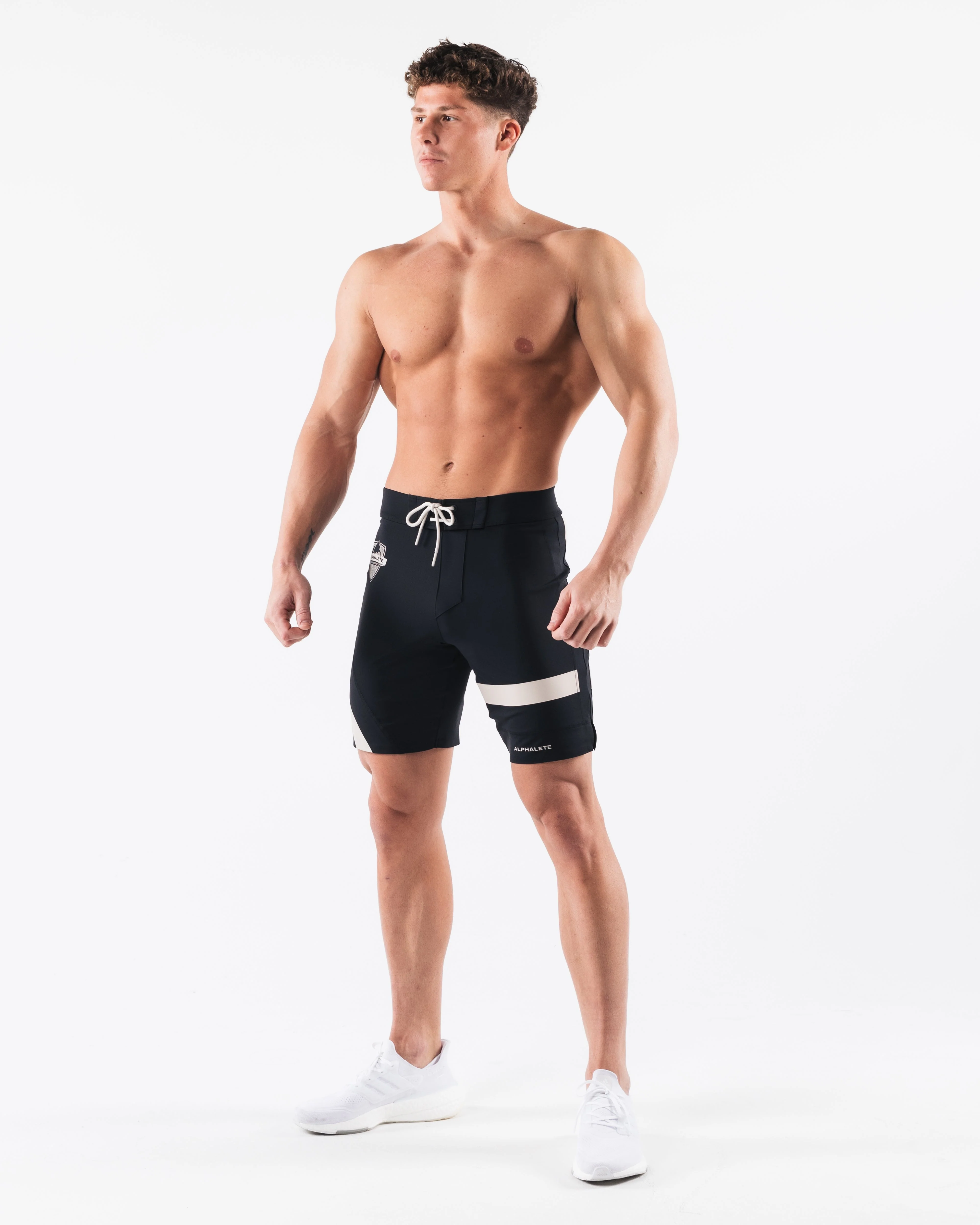 Aztec Boardshort - Black Linen - Image 6