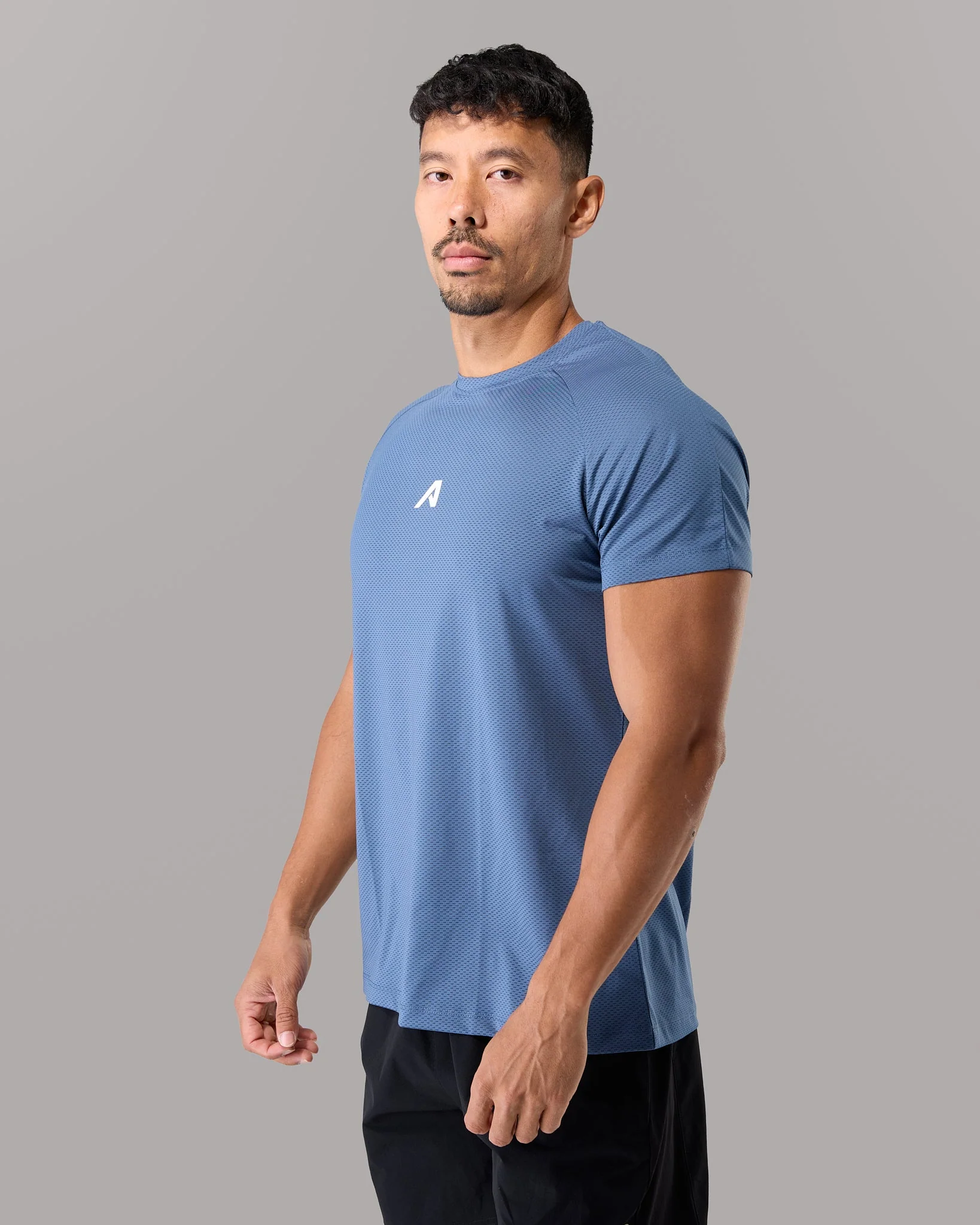 Base Tee - Muted Blue - Image 3