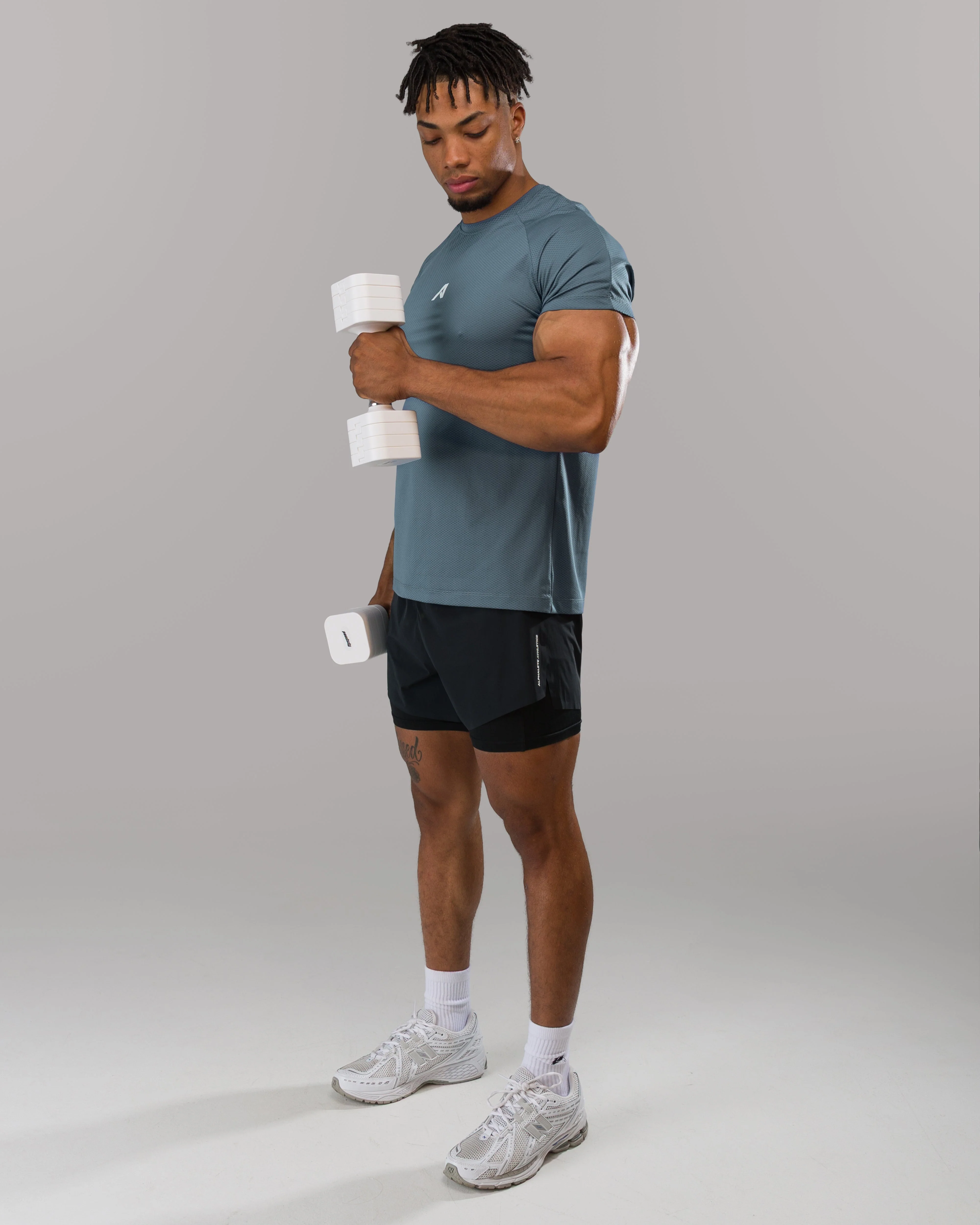 Base Tee - Storm Blue - Image 4