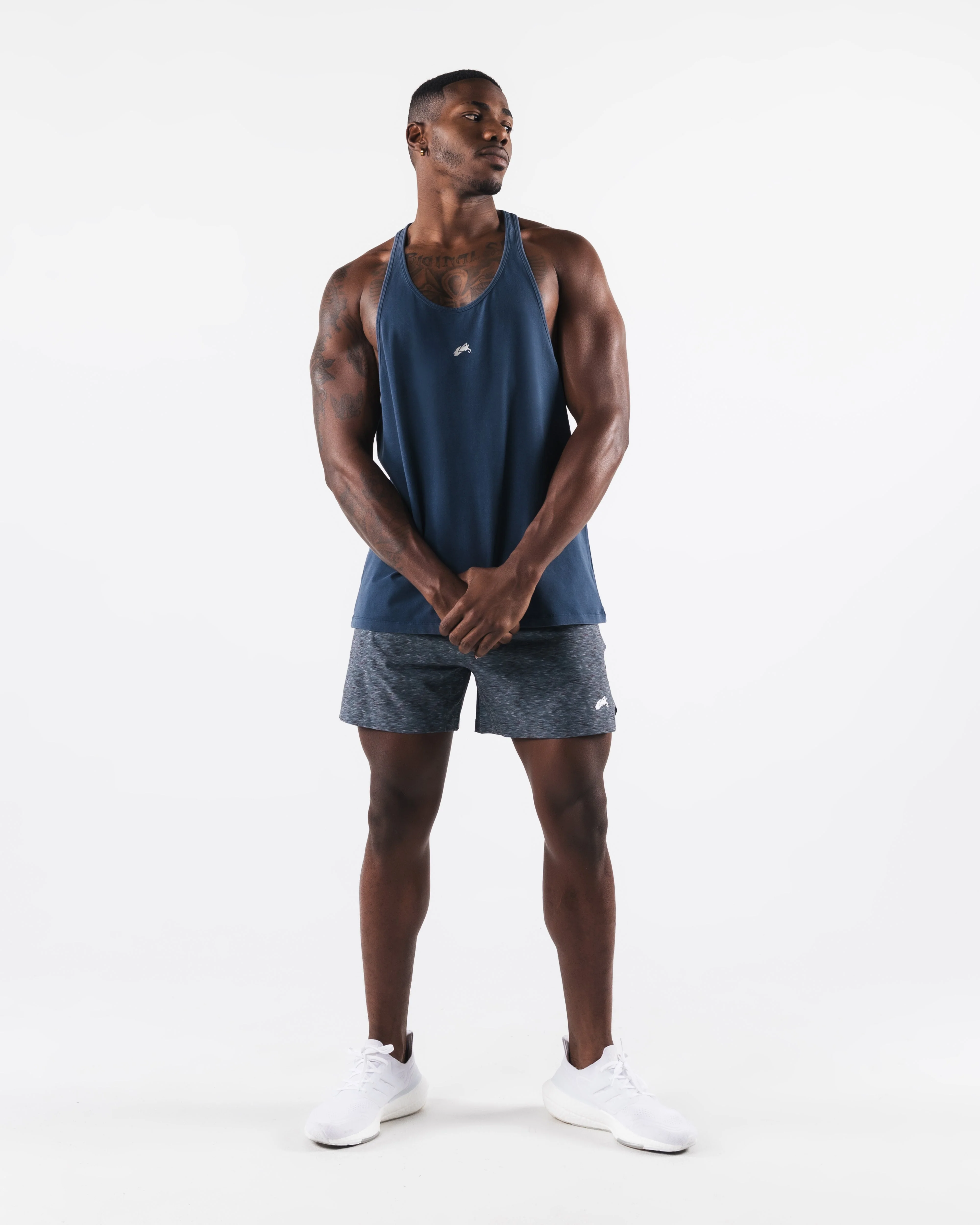 Breathe More Stringer - Midnight Blue - Image 2