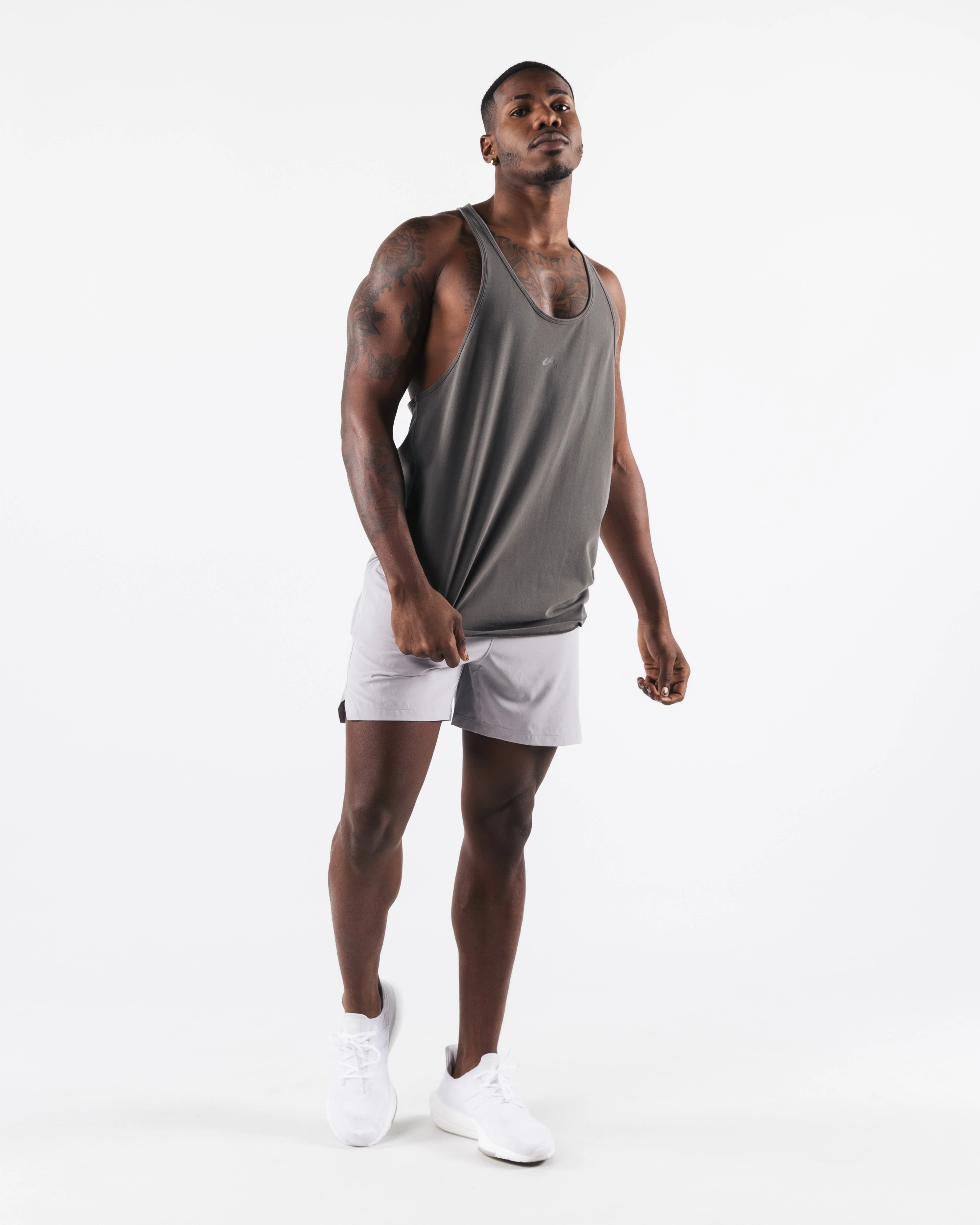 Breathe More Stringer - Pewter - Image 2