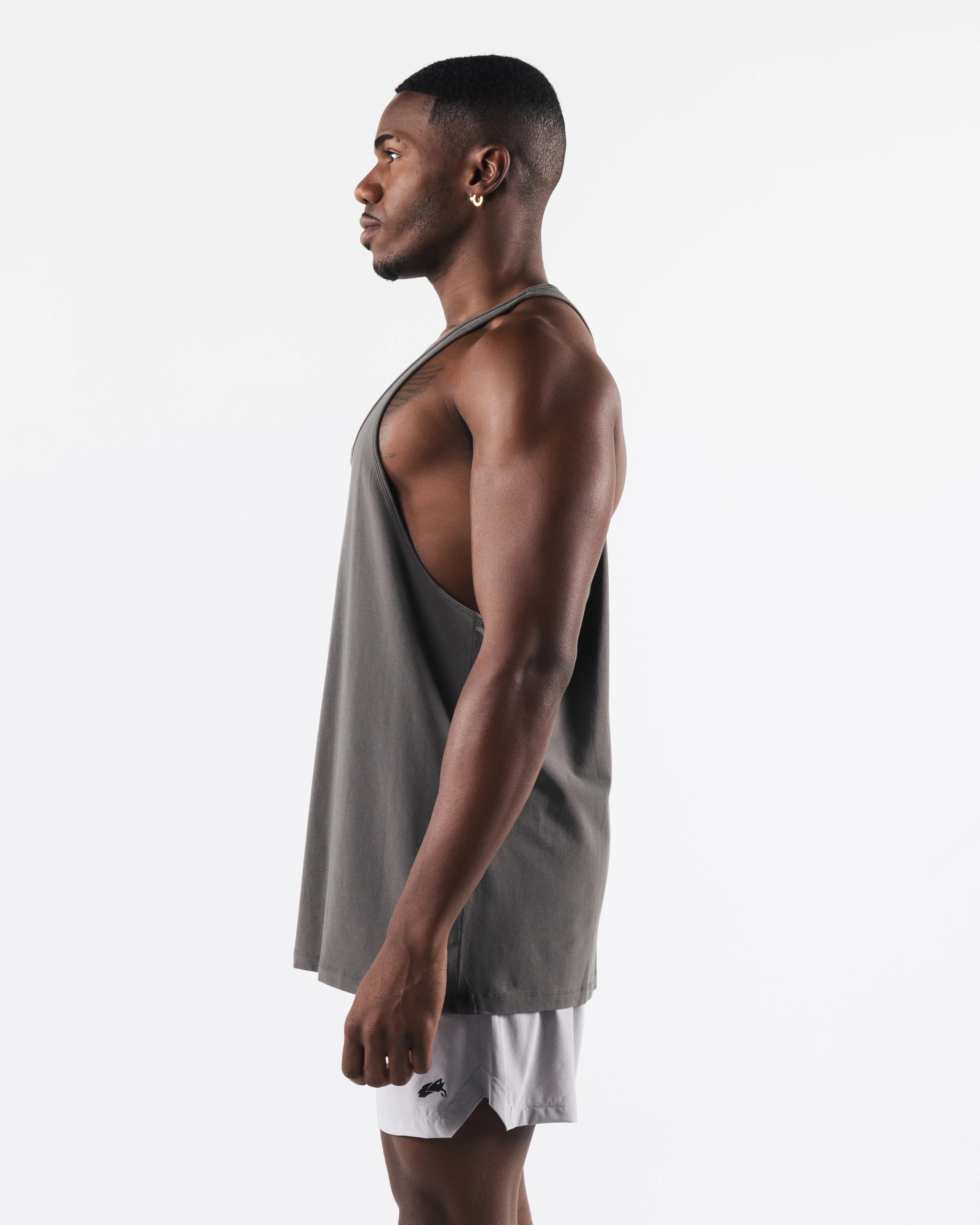 Breathe More Stringer - Pewter - Image 3