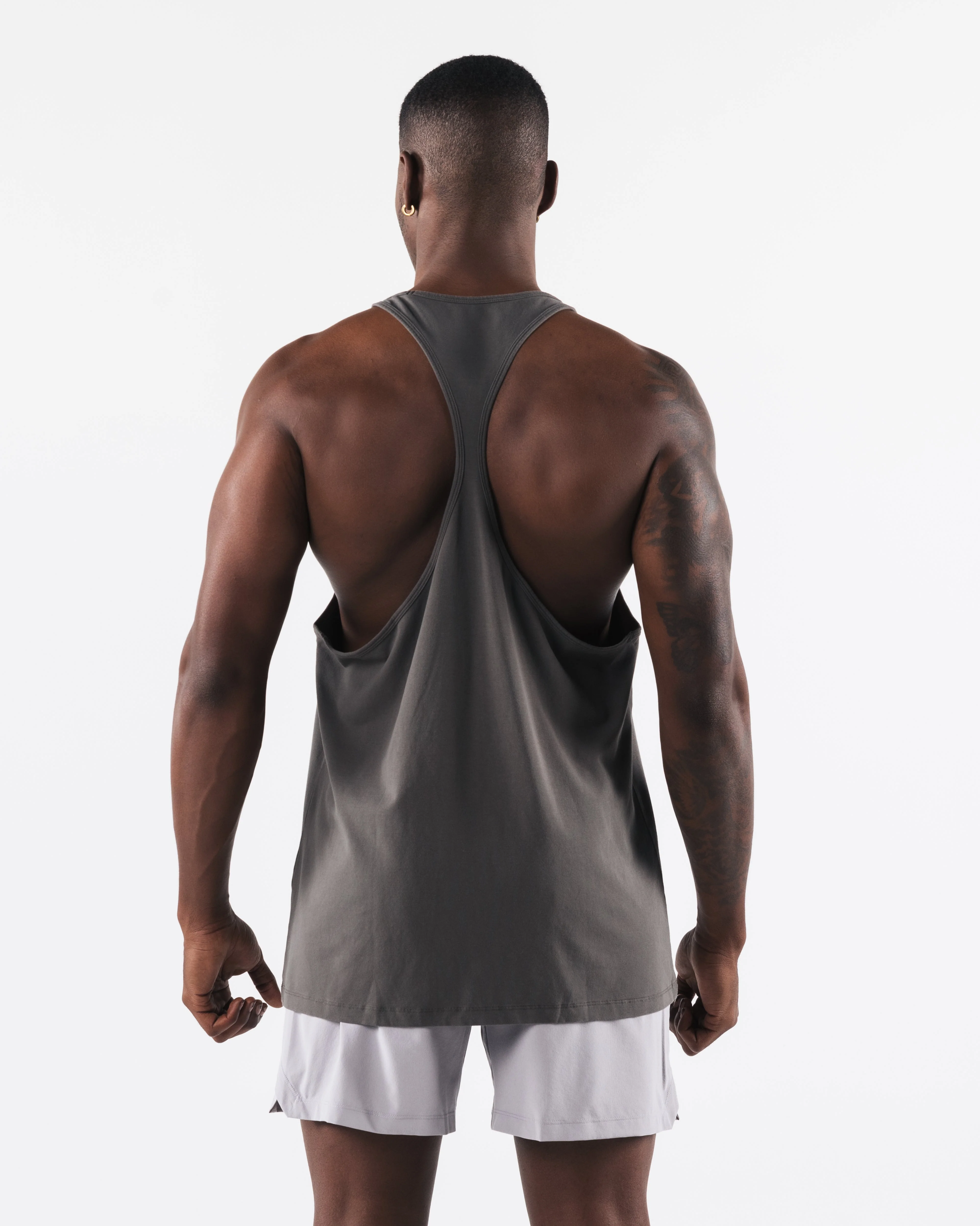 Breathe More Stringer - Pewter - Image 4