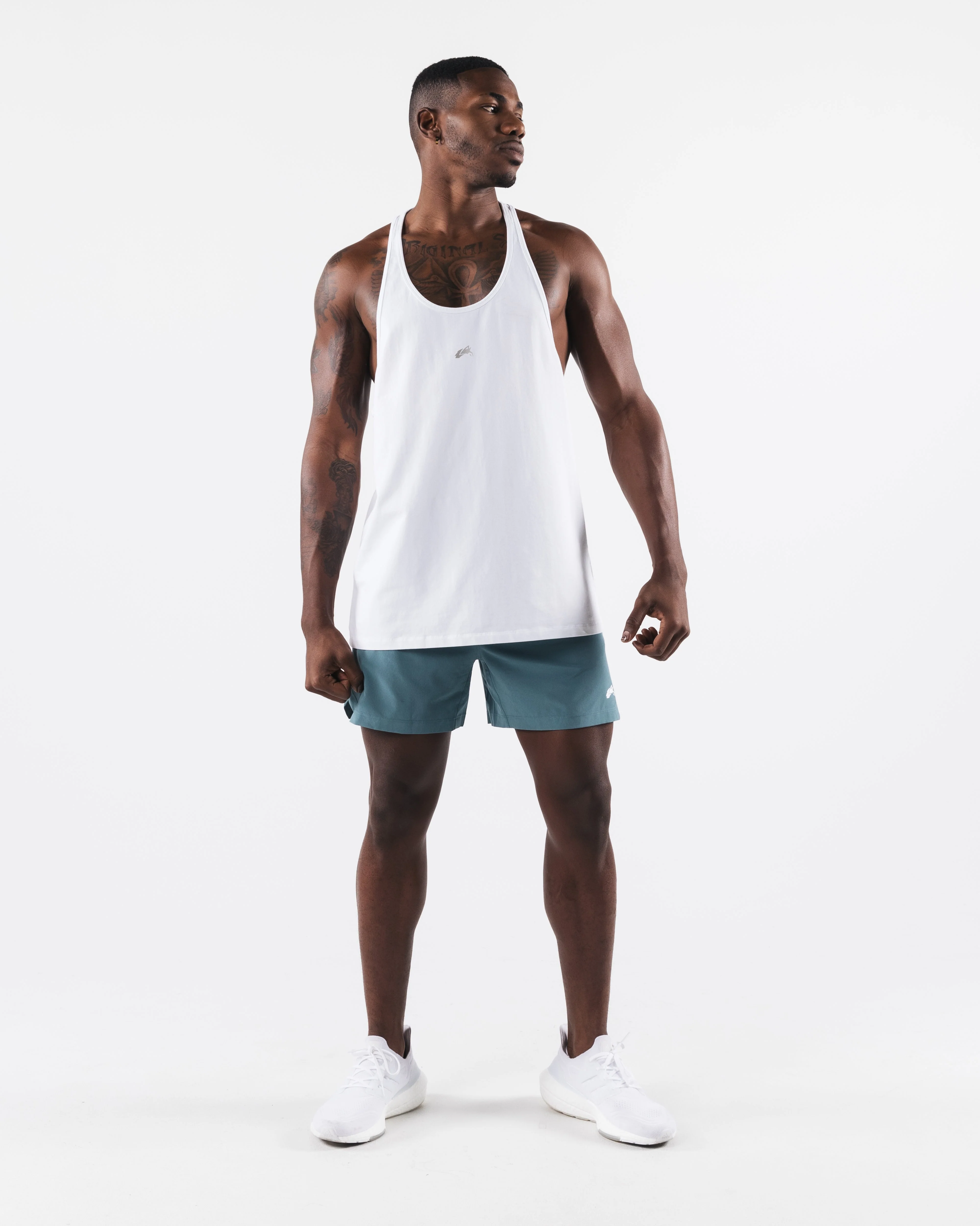 Breathe More Stringer - White - Image 2