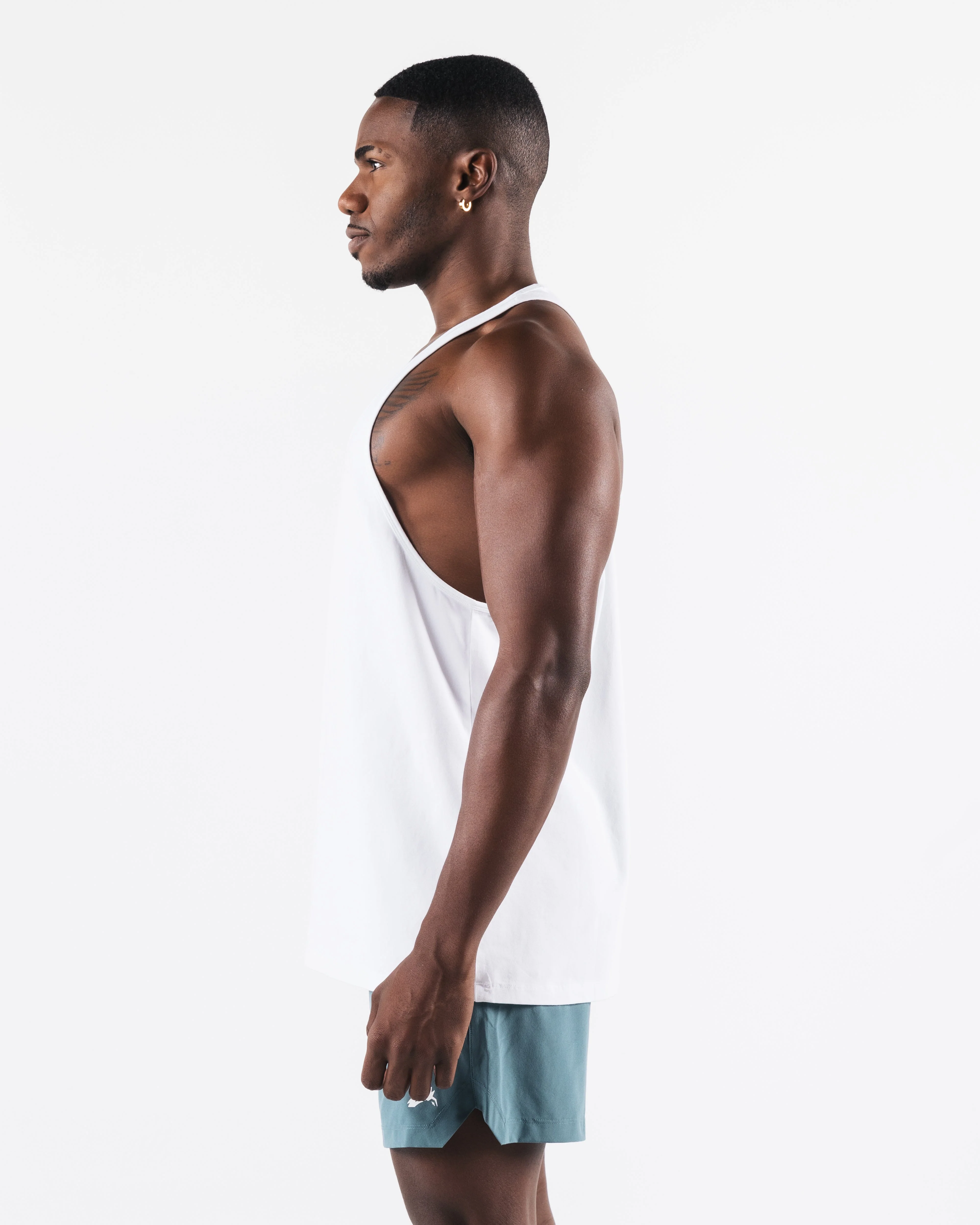 Breathe More Stringer - White - Image 3