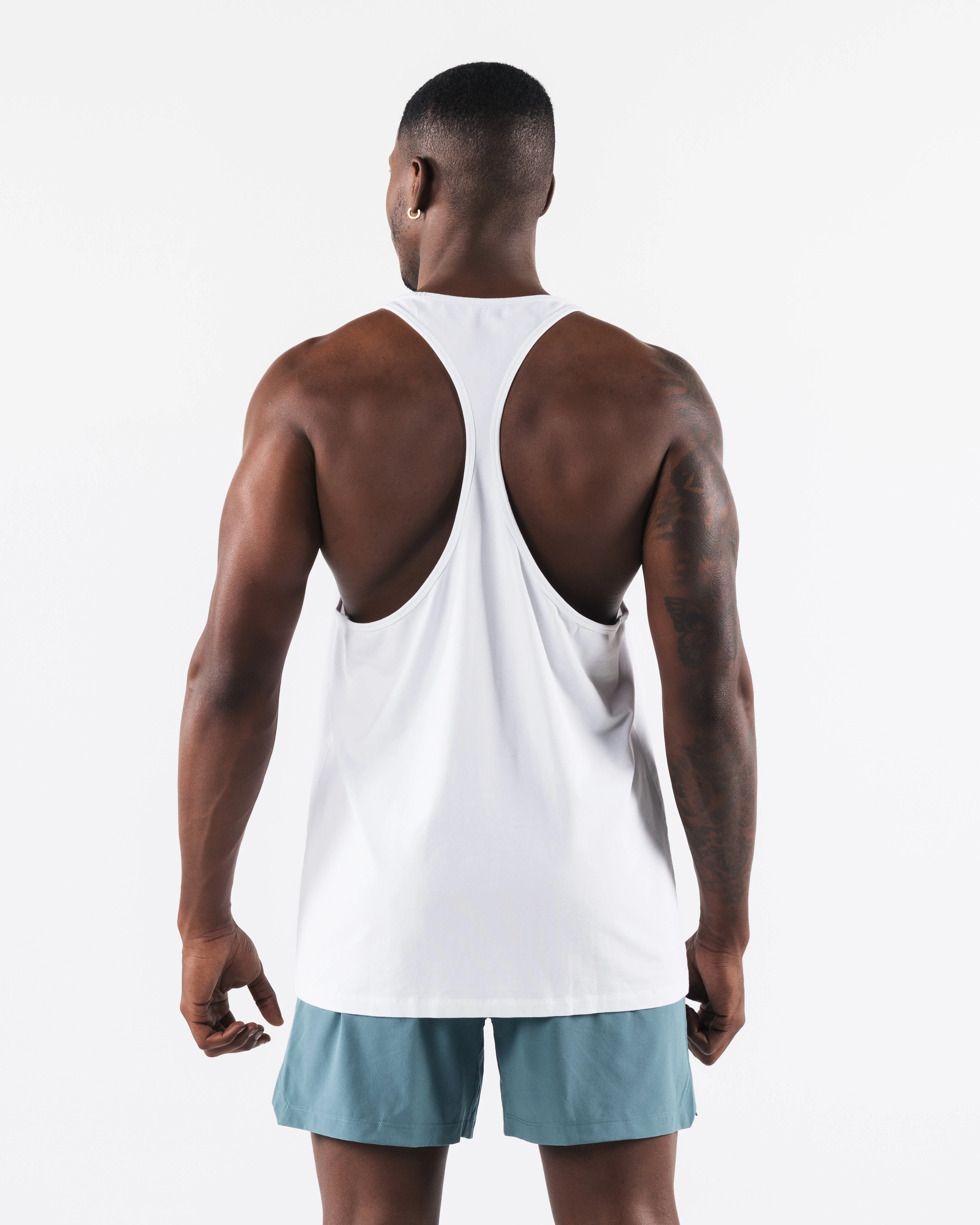 Breathe More Stringer - White - Image 4