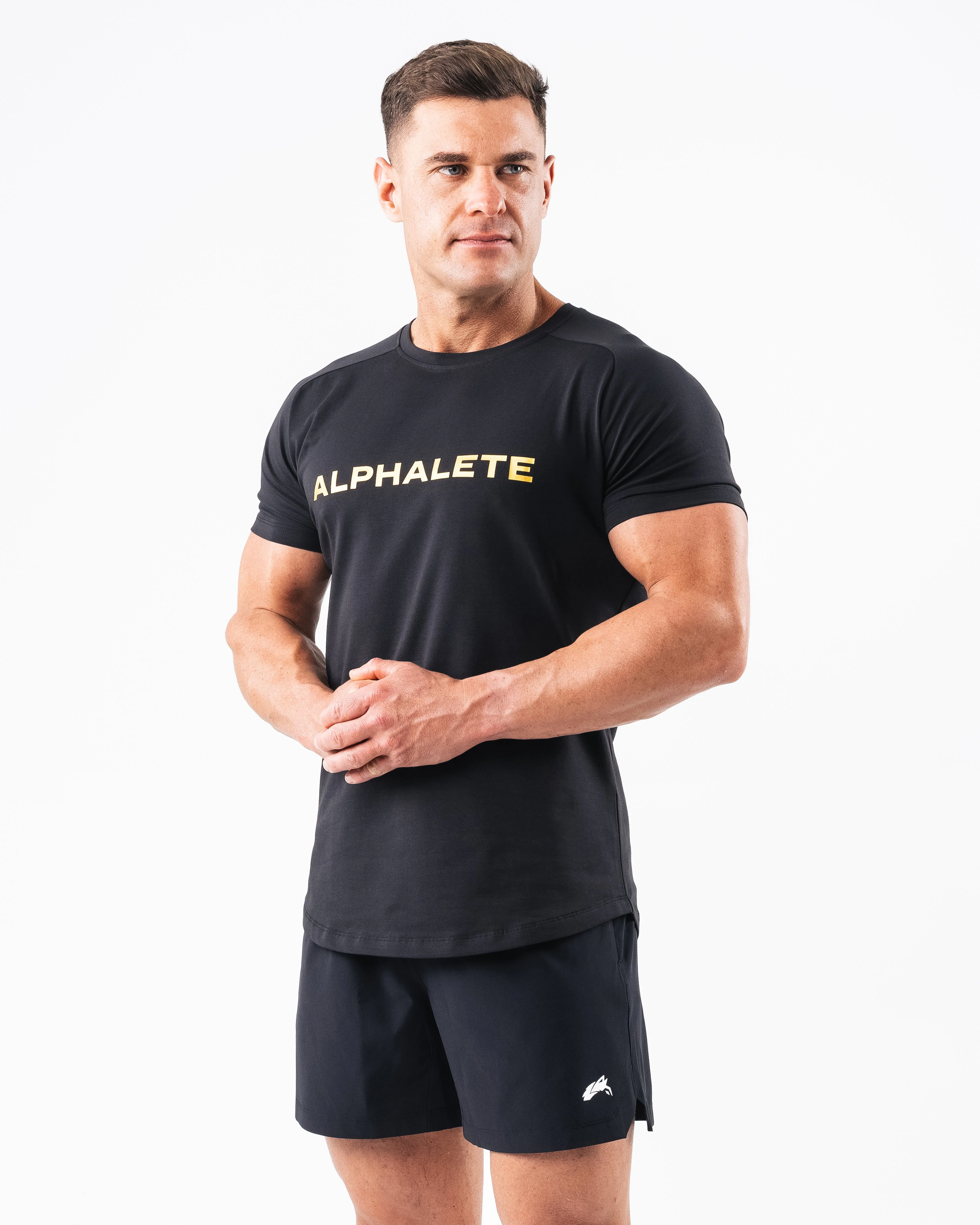 Core Tee - Black / Gold - Image 3