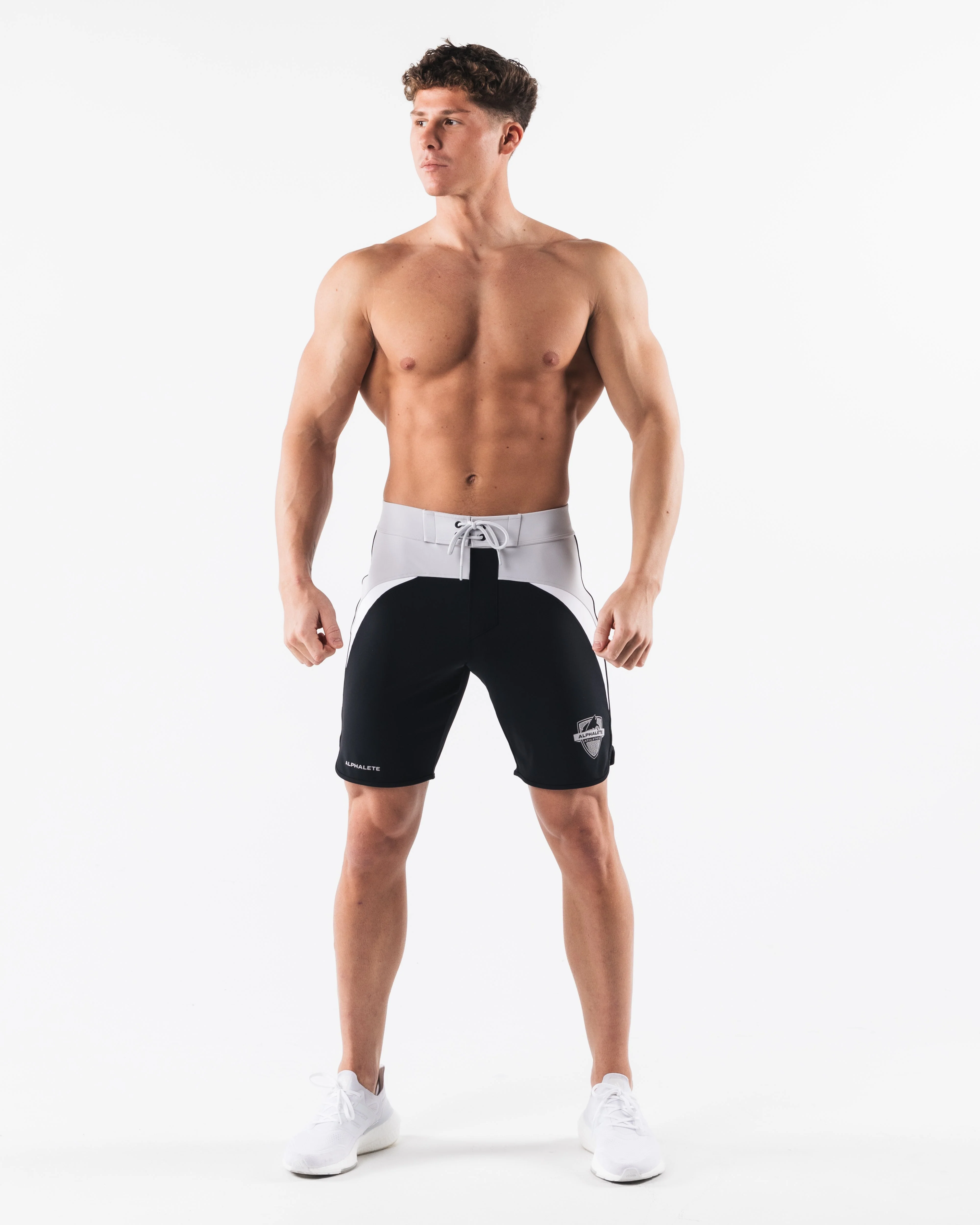 Crescent Boardshort - Black Coin - Image 6