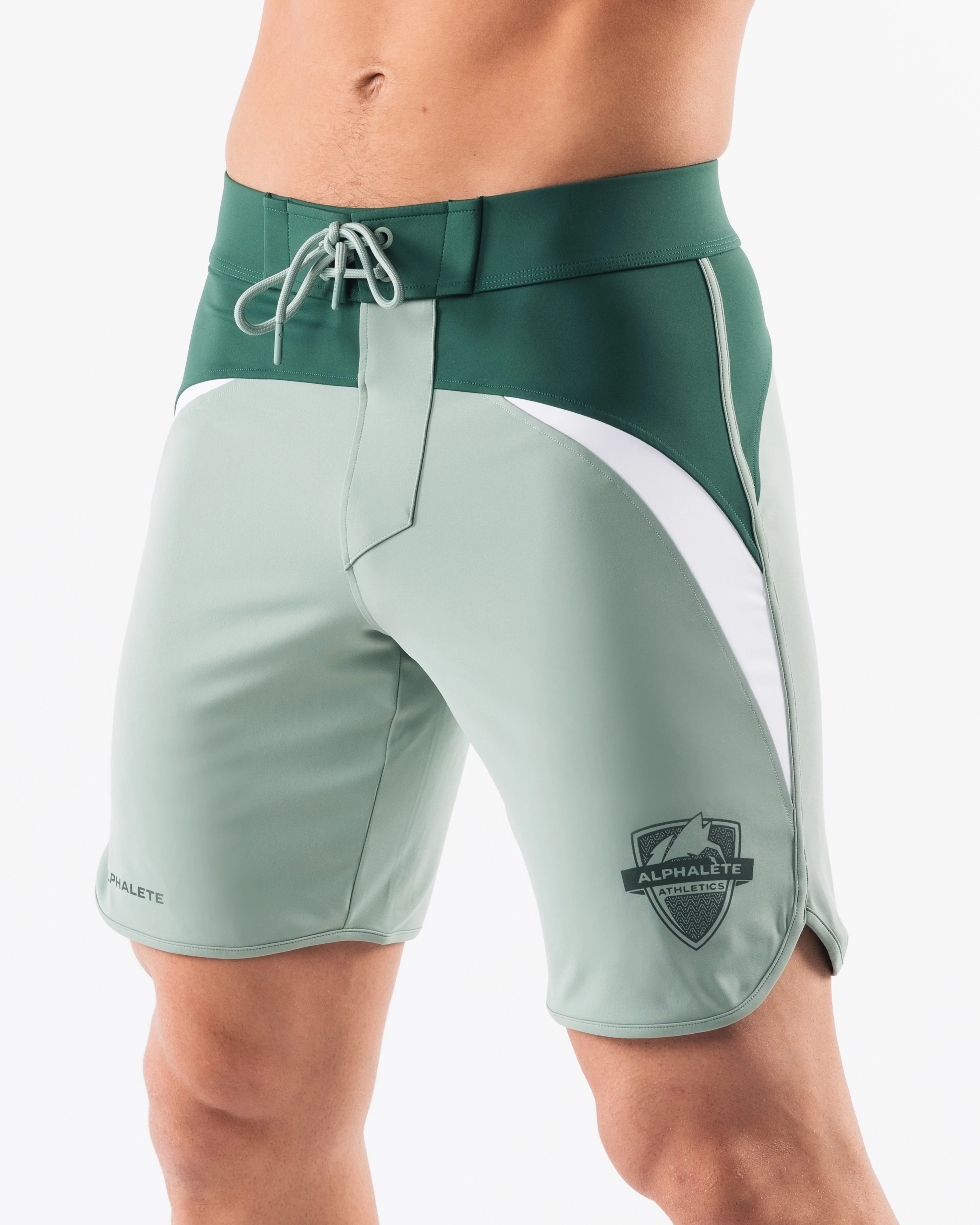 Crescent Boardshort - Emerald Green - Image 4