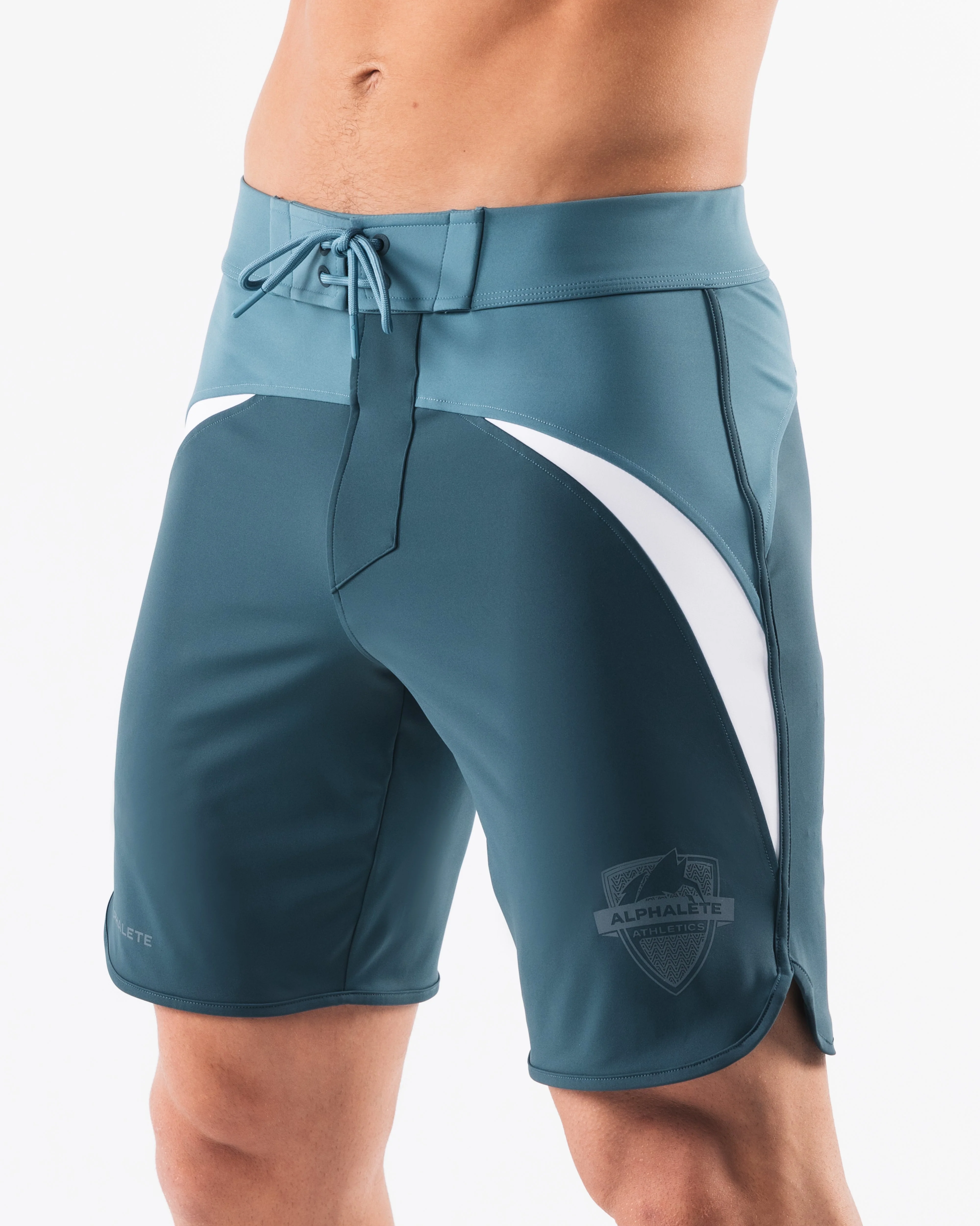 Crescent Boardshort - Slate Blue - Image 4