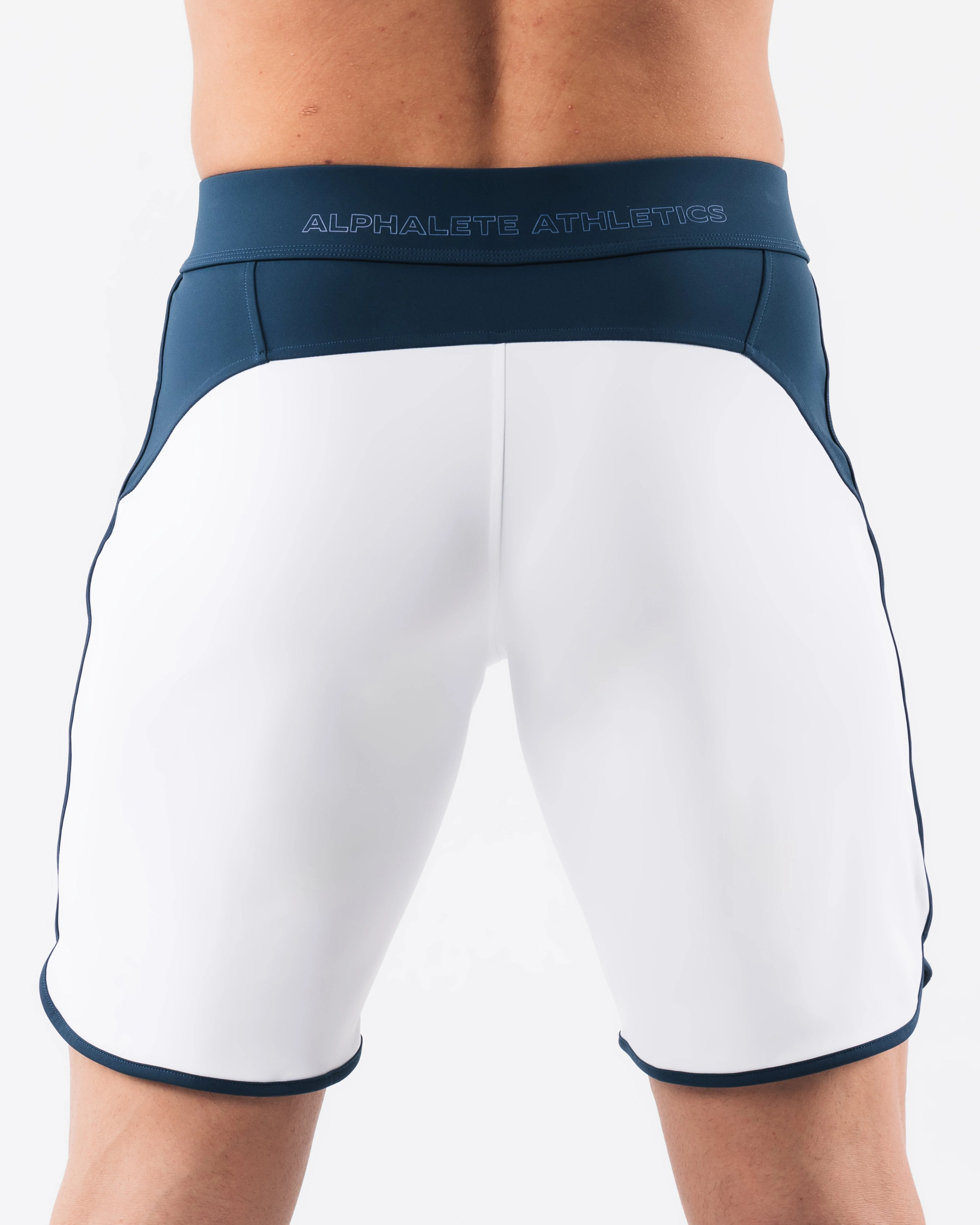 Crescent Boardshort - White Navy - Image 2