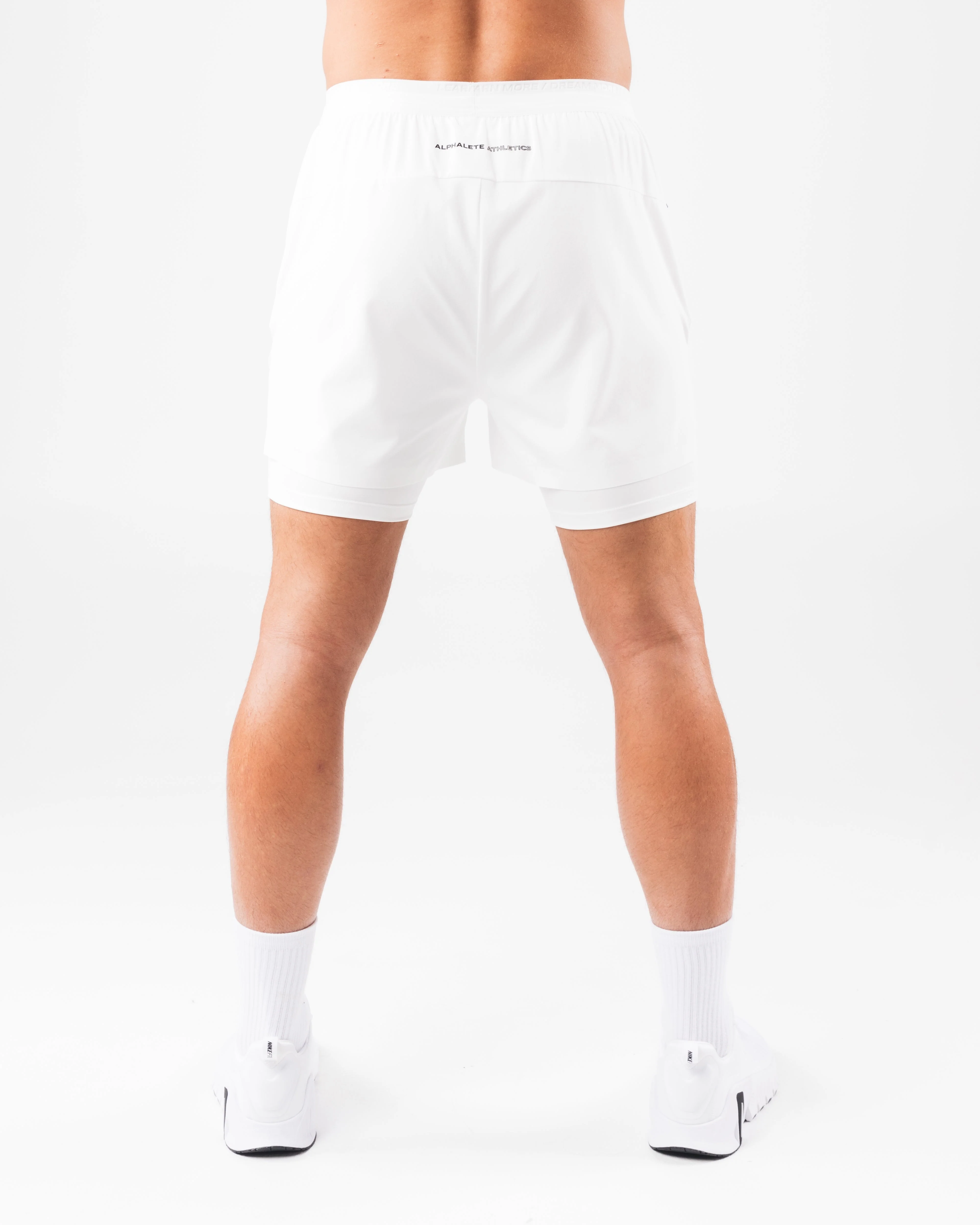 Elite Swift Short 5" - White - Image 4