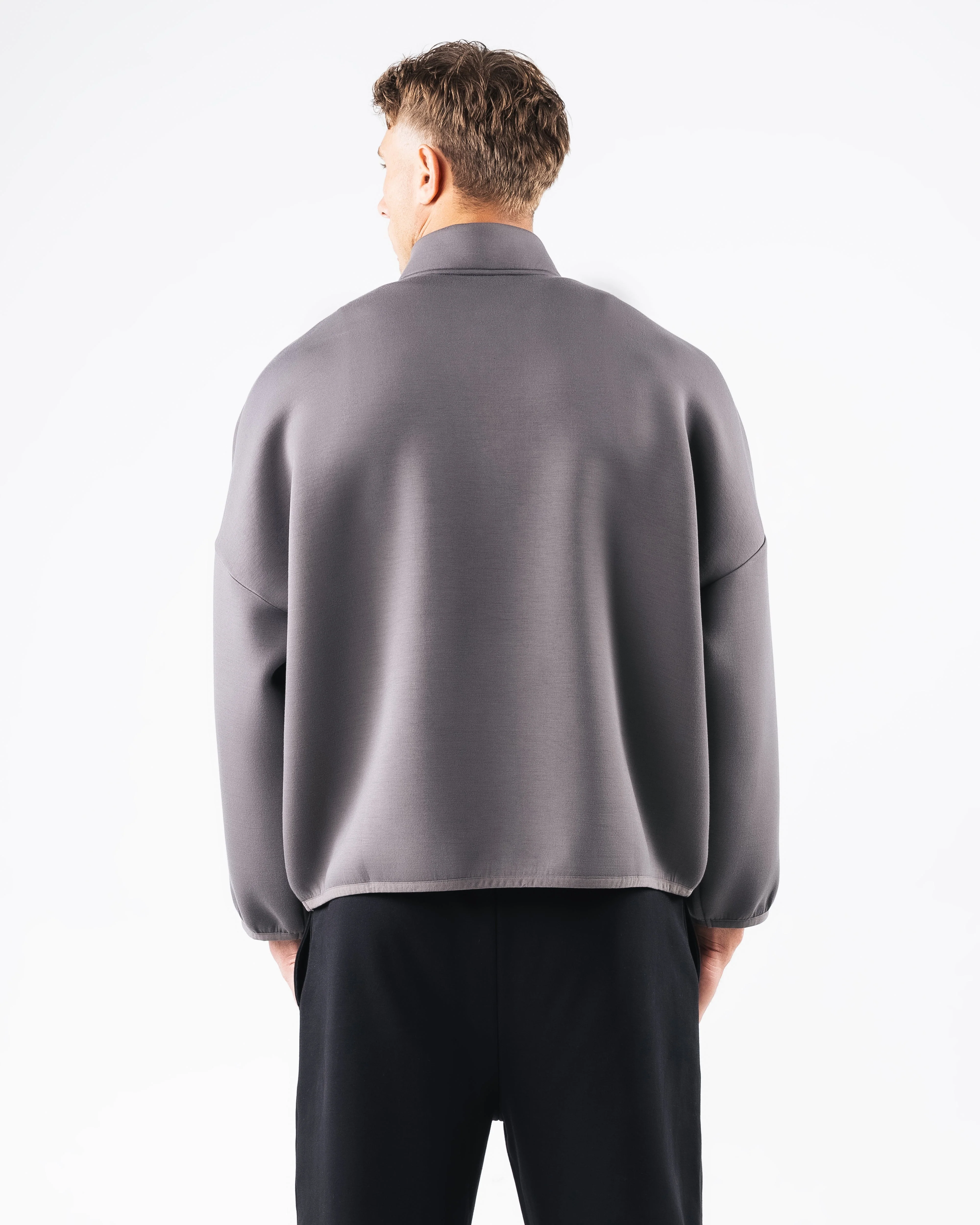 ELMTS Quarter Zip - Heather Cloud - Image 5
