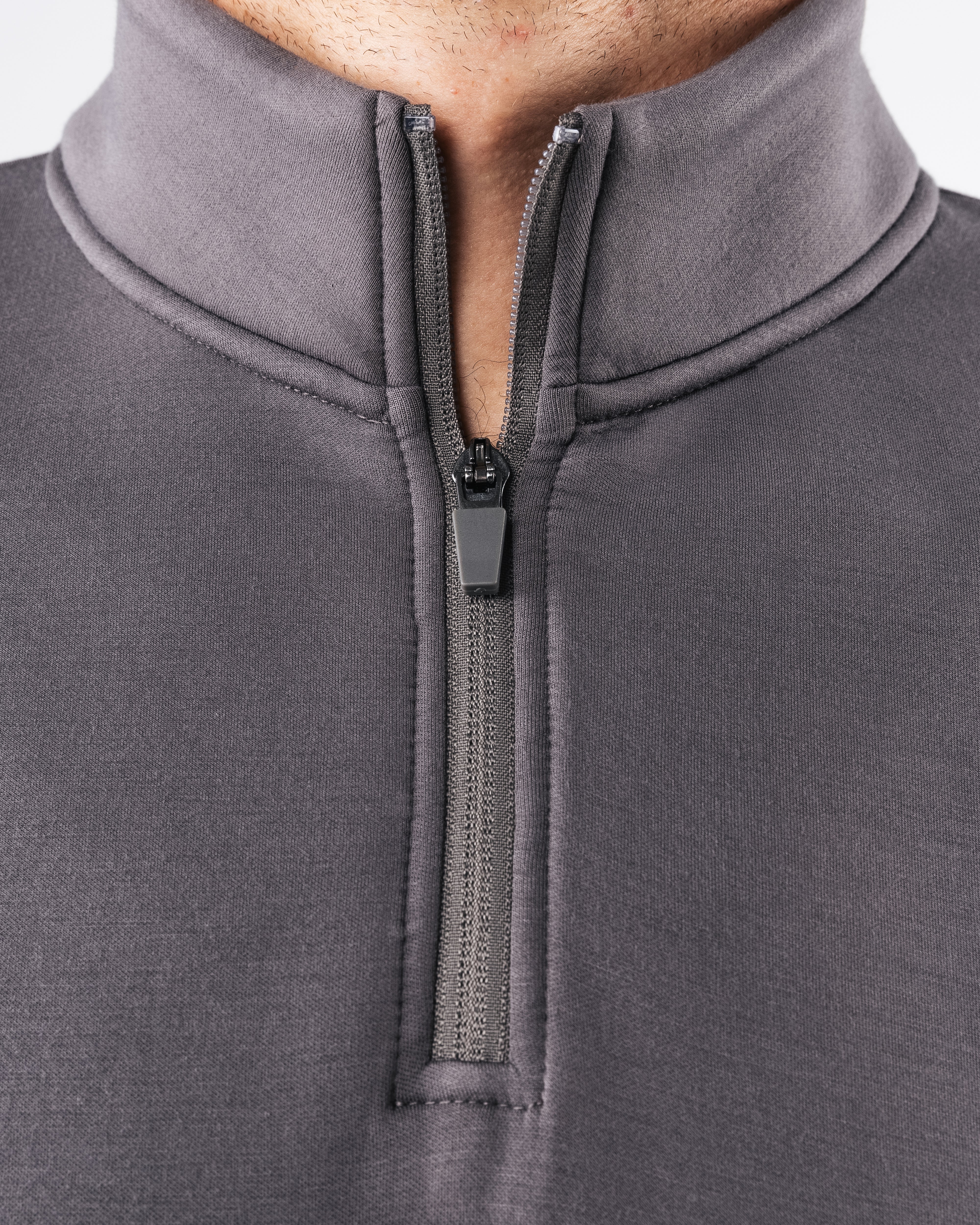 ELMTS Quarter Zip - Heather Cloud - Image 6