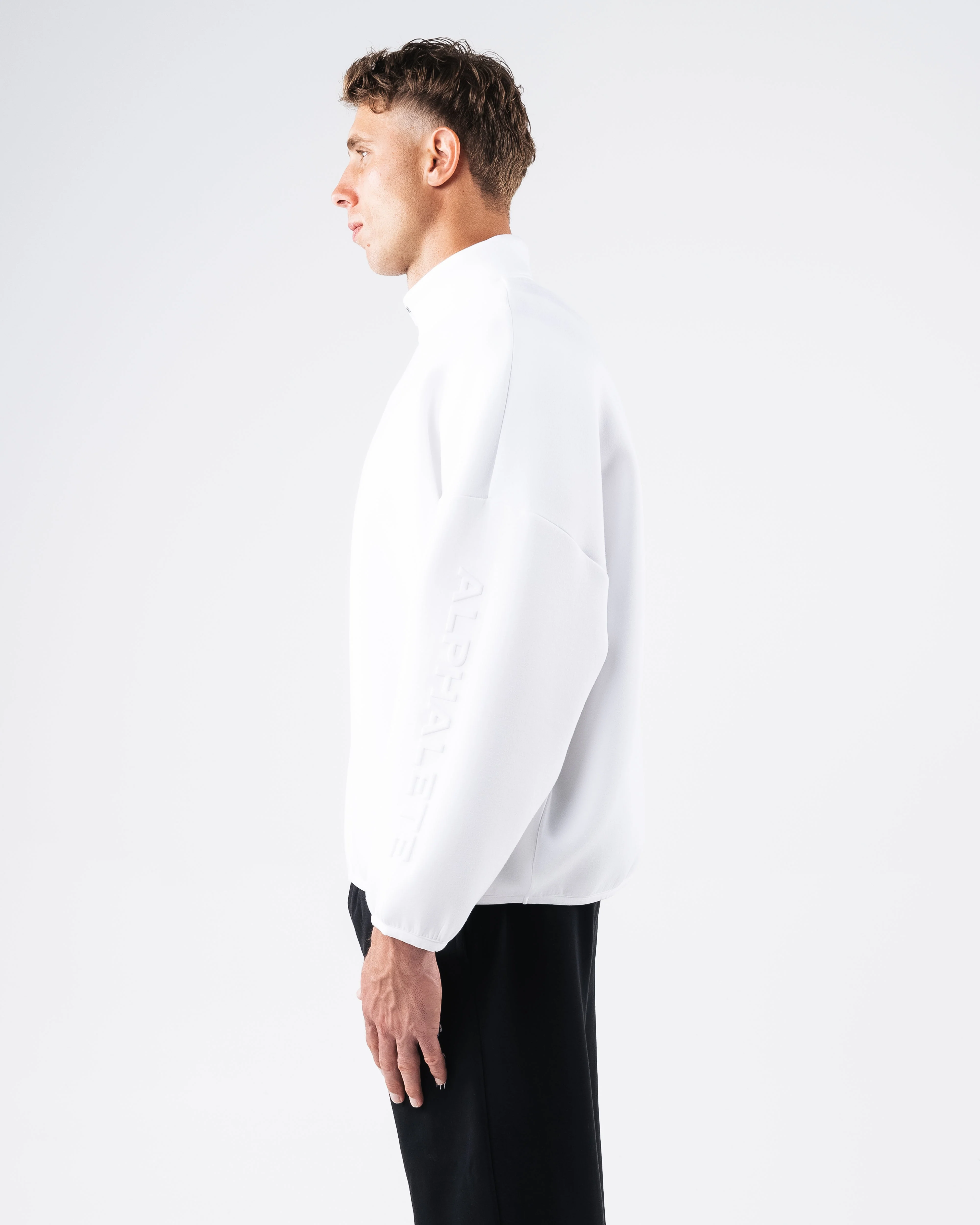 ELMTS Quarter Zip - White - Image 4