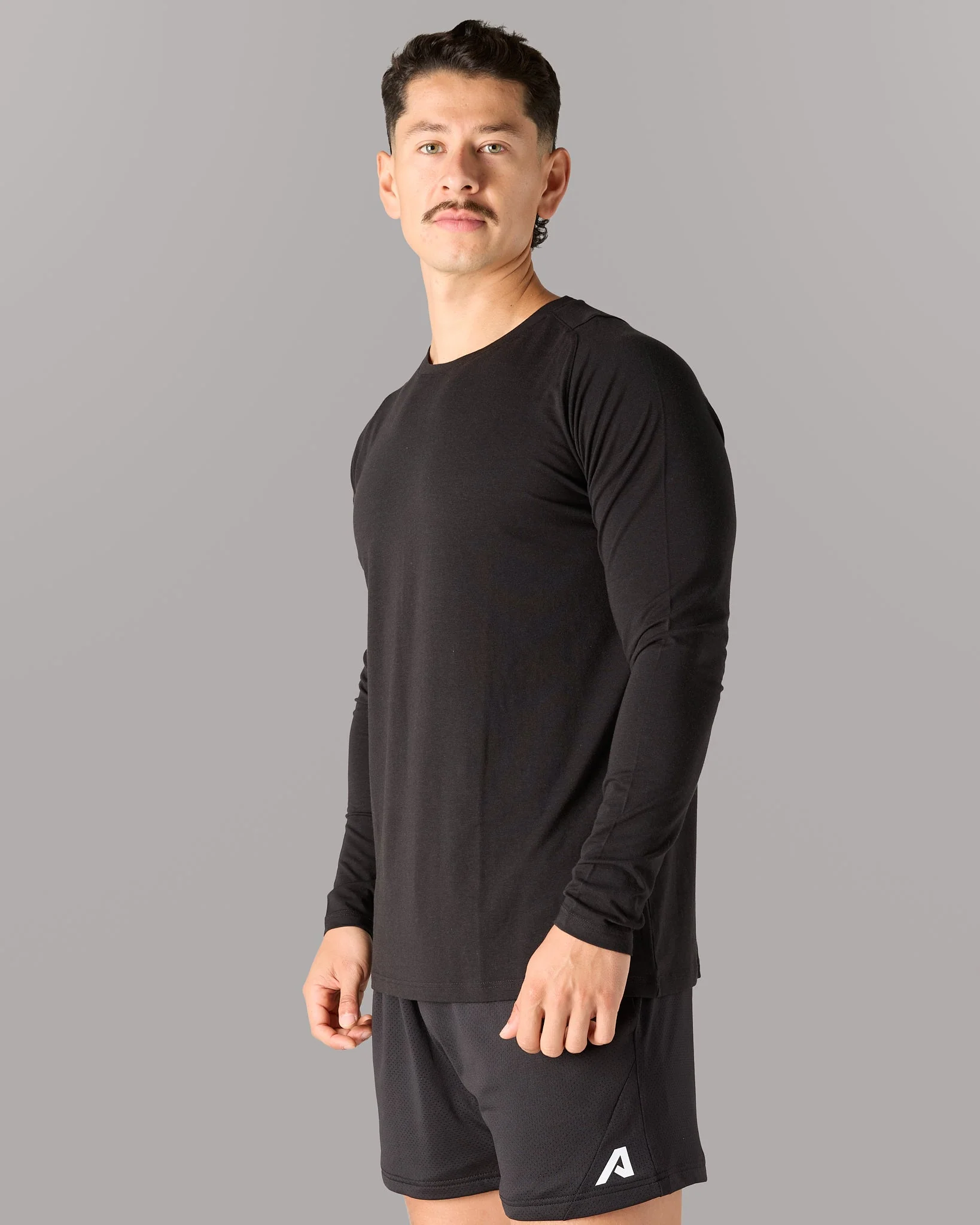 Essential LS Tee - Black - Image 3