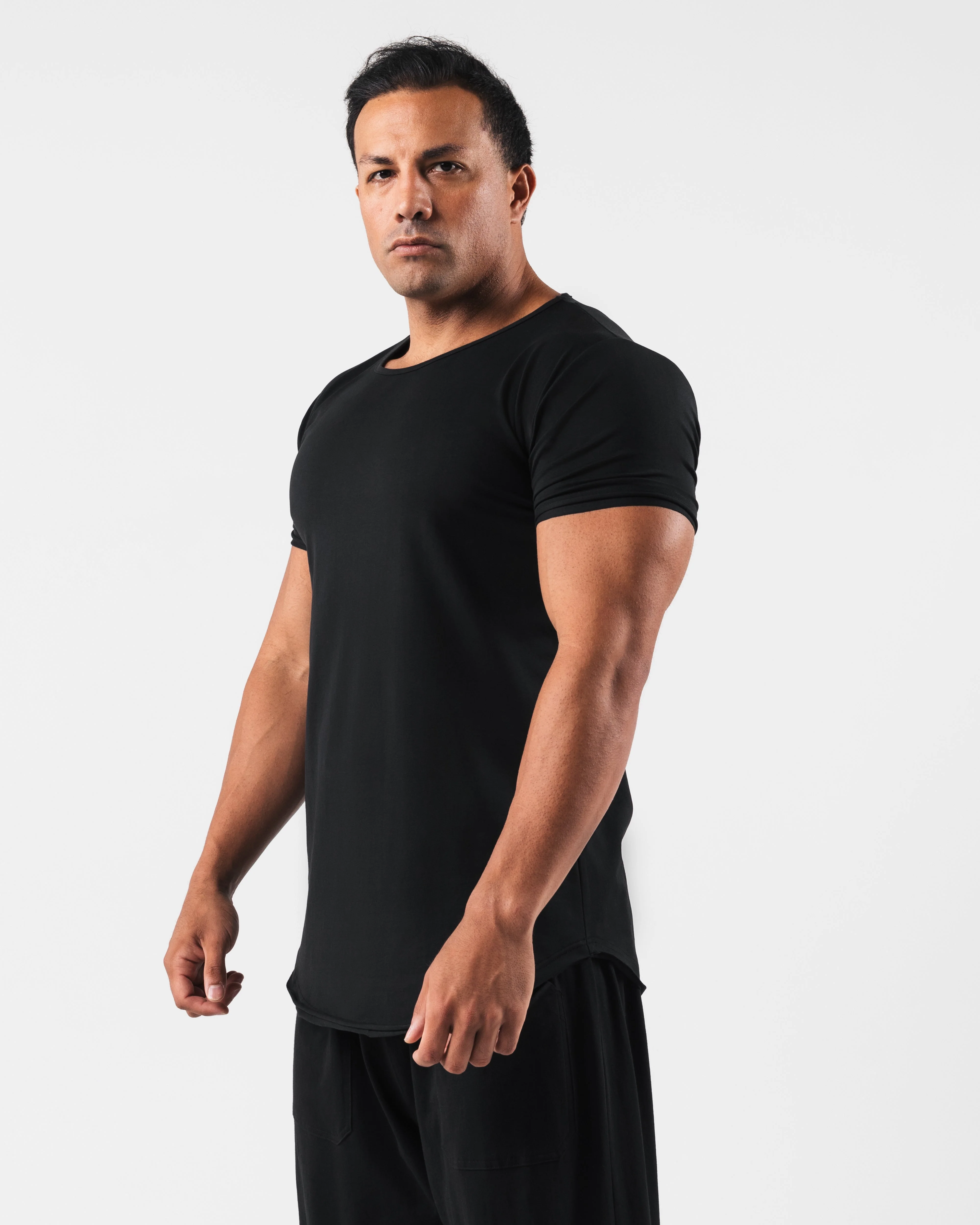 Essential Scoop Neck - Black - Image 6