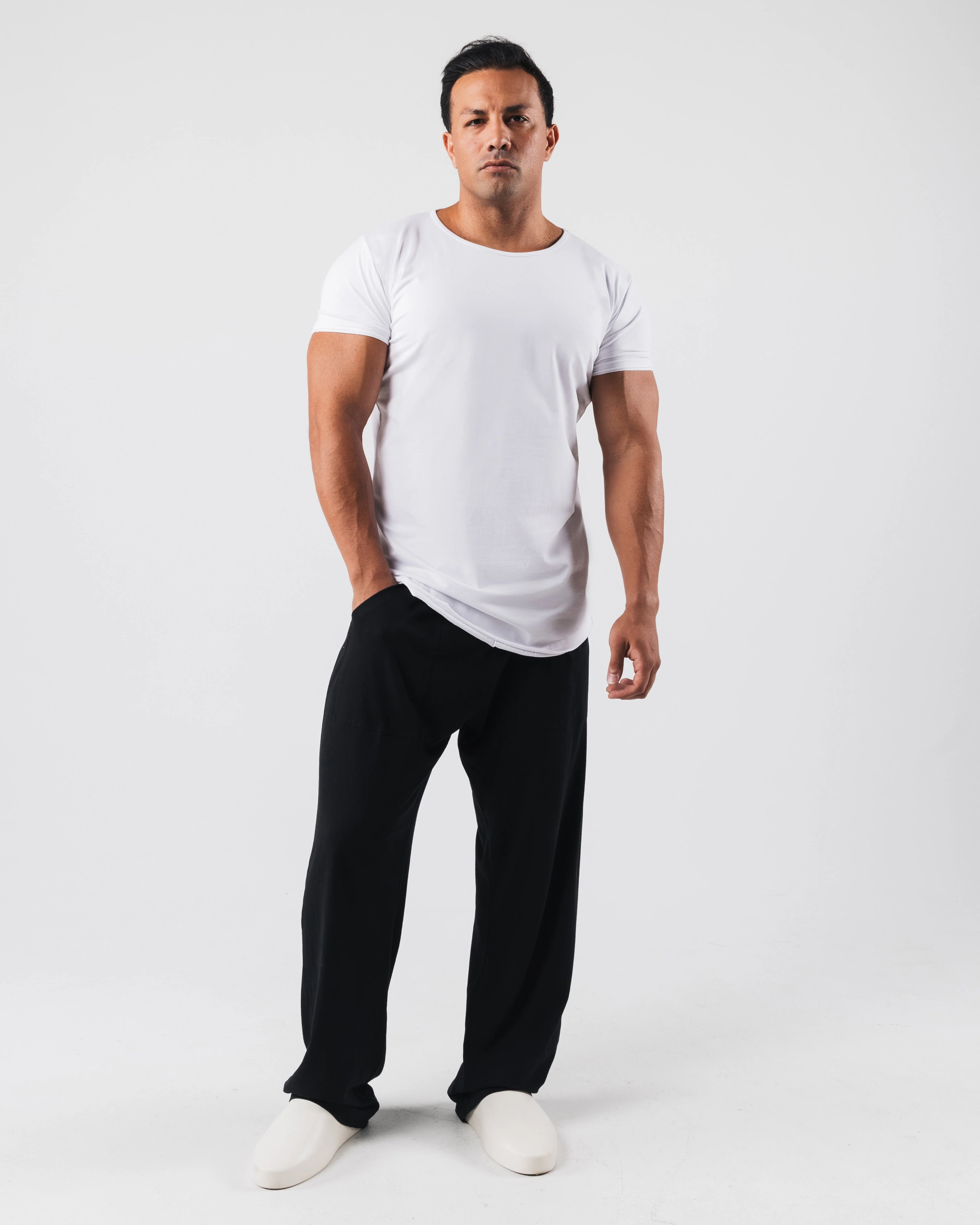 Essential Scoop Neck - White - Image 2