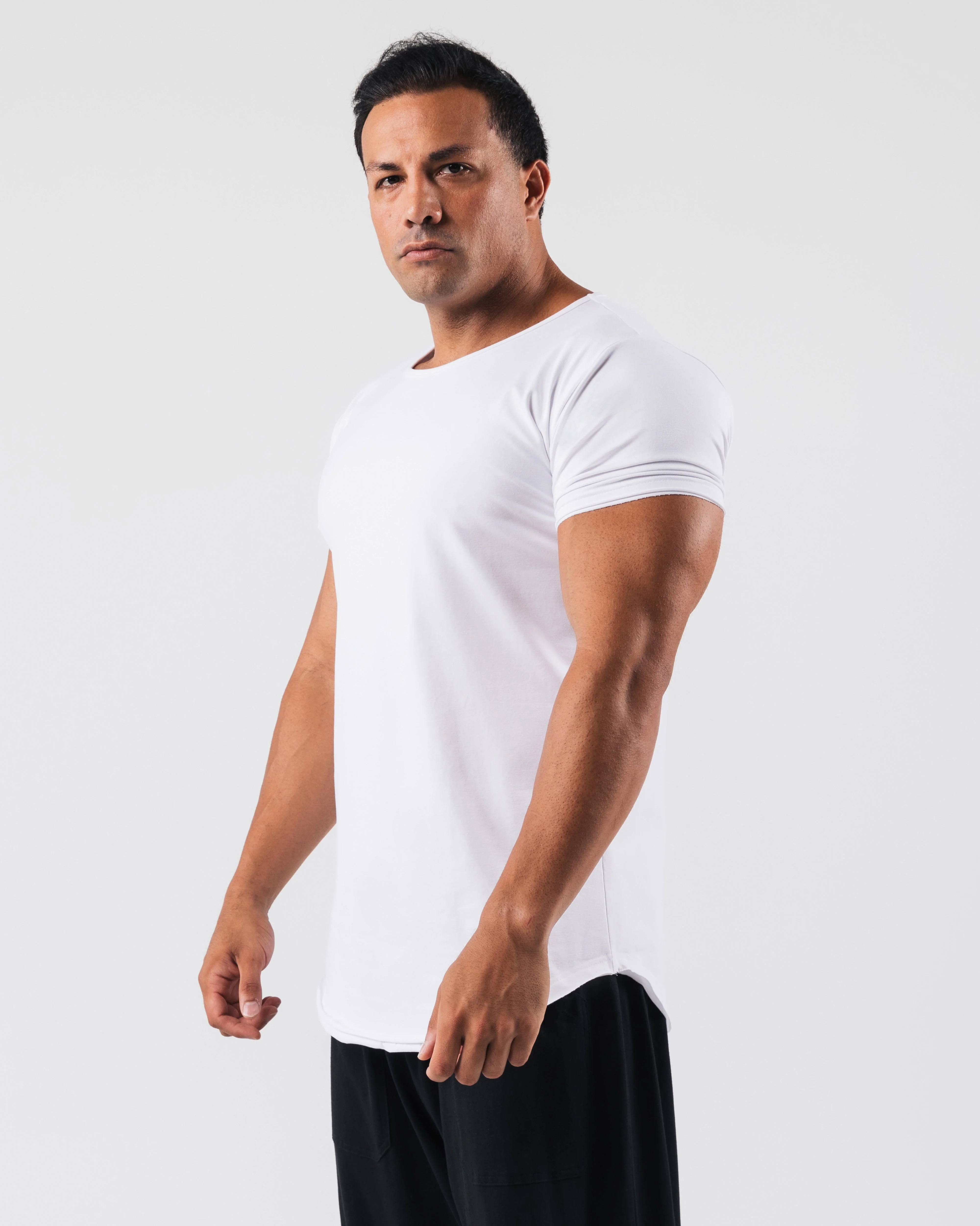 Essential Scoop Neck - White - Image 3