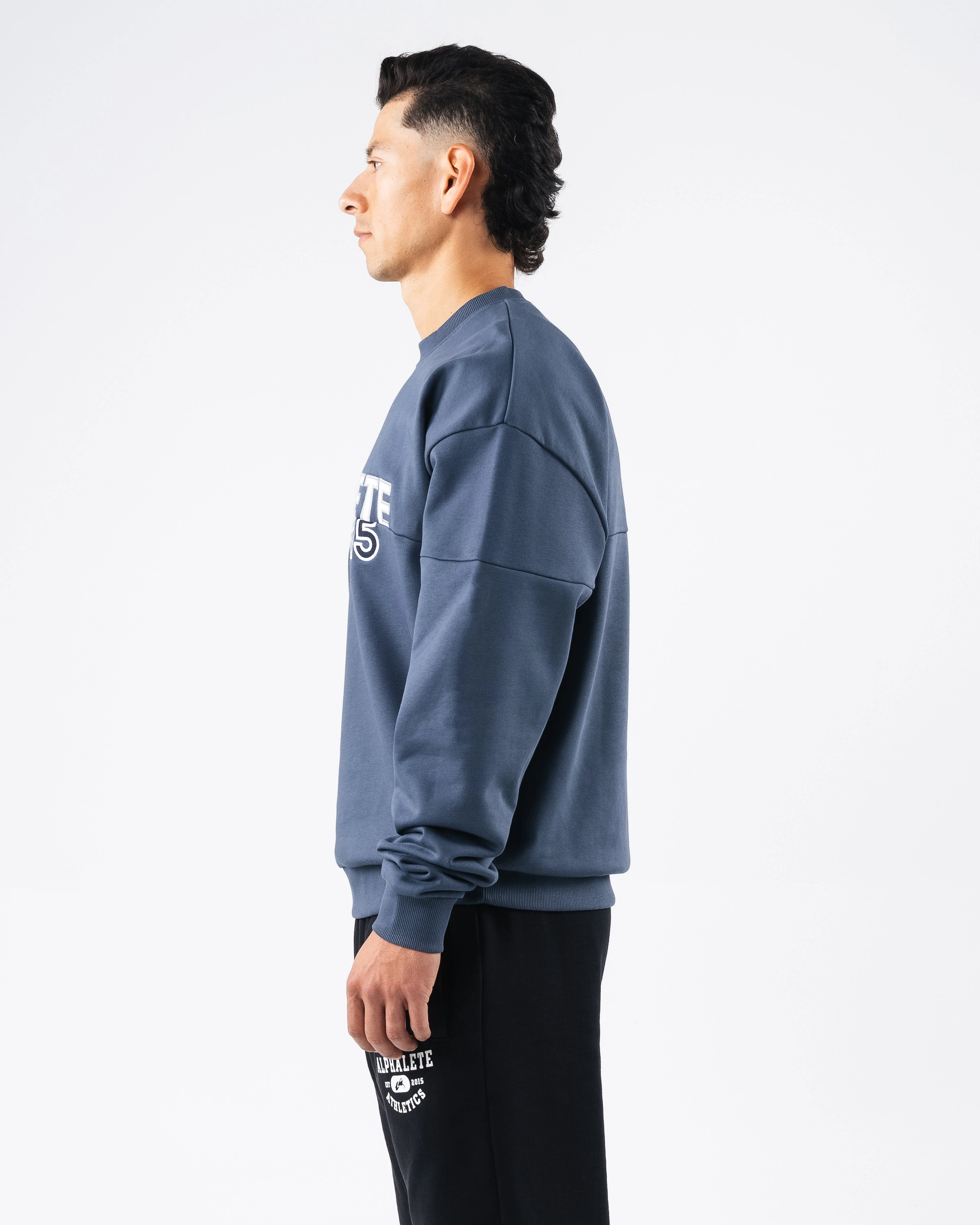 Establishment Split Crewneck - Marine - Image 3