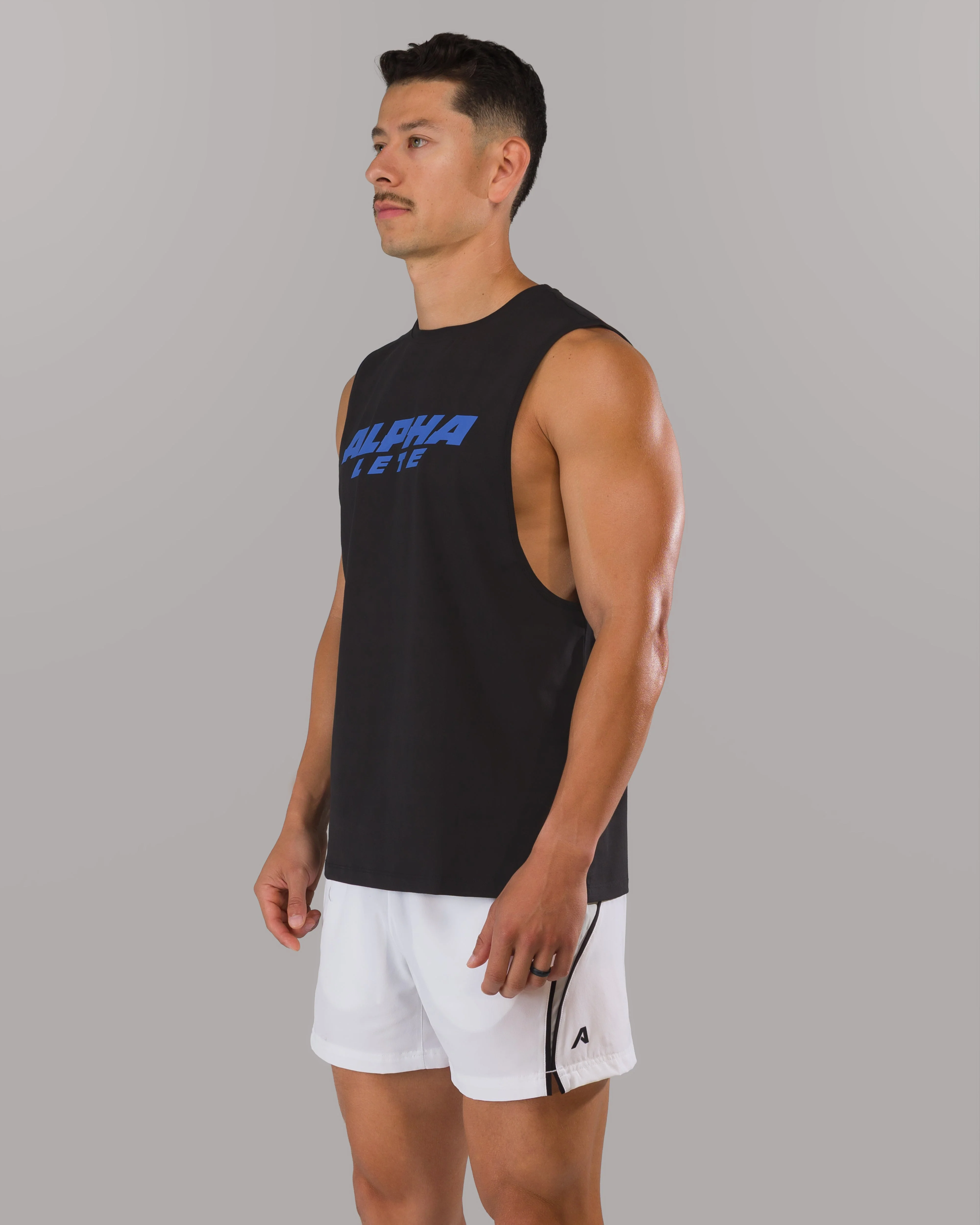 Force Core Cutoff - Black / Varsity Blue - Image 2