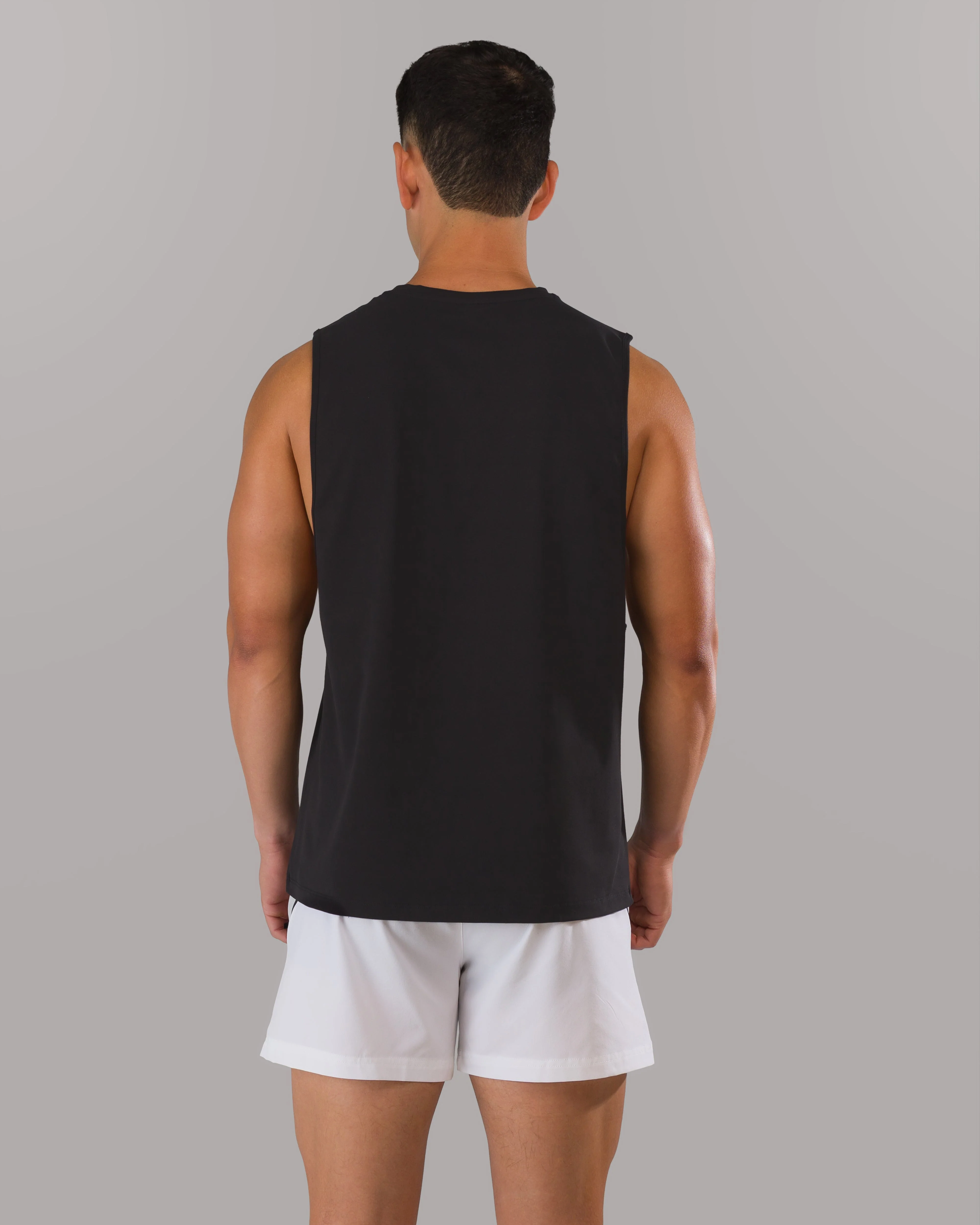 Force Core Cutoff - Black / Varsity Blue - Image 3