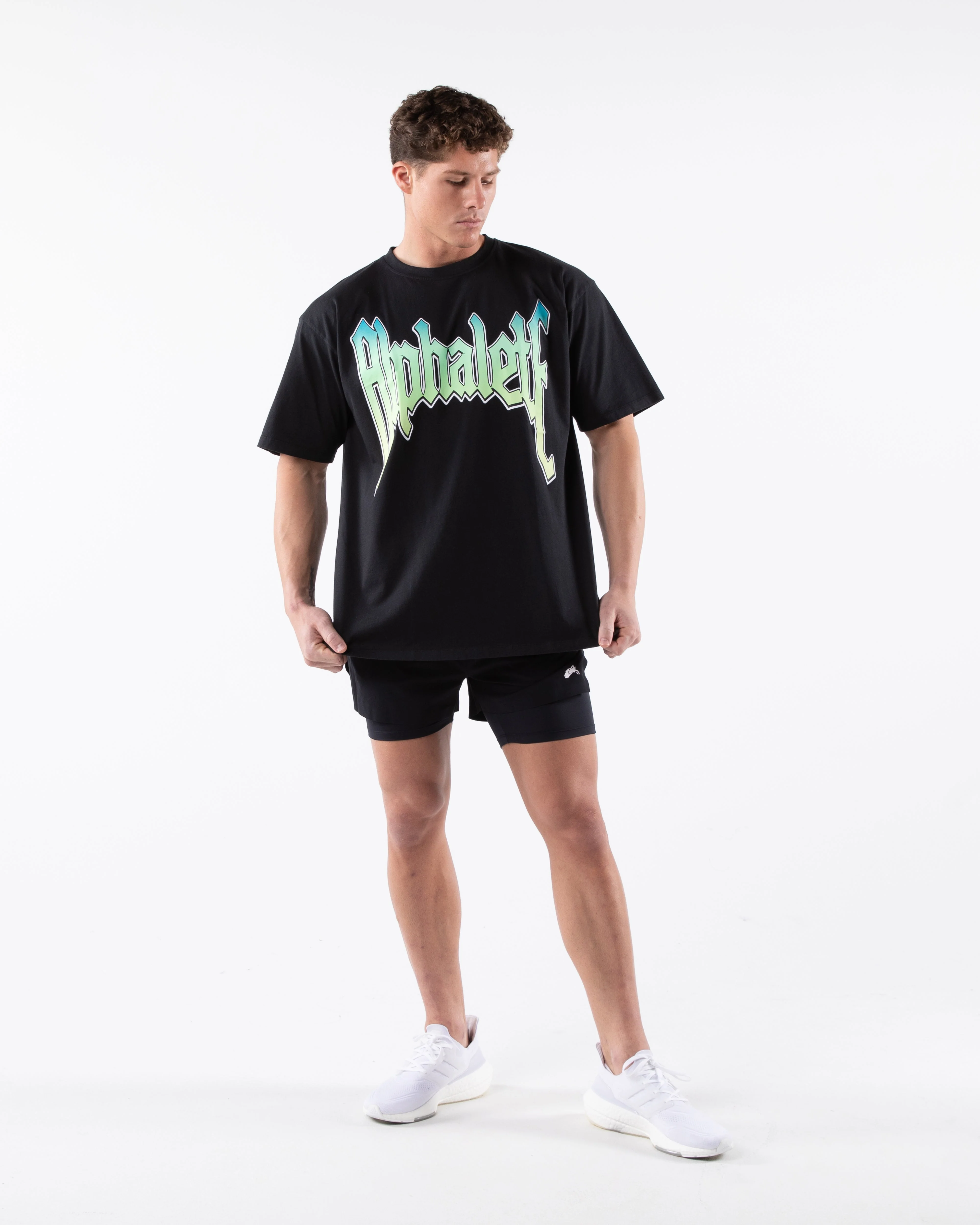 Grime Tee - Black - Image 2