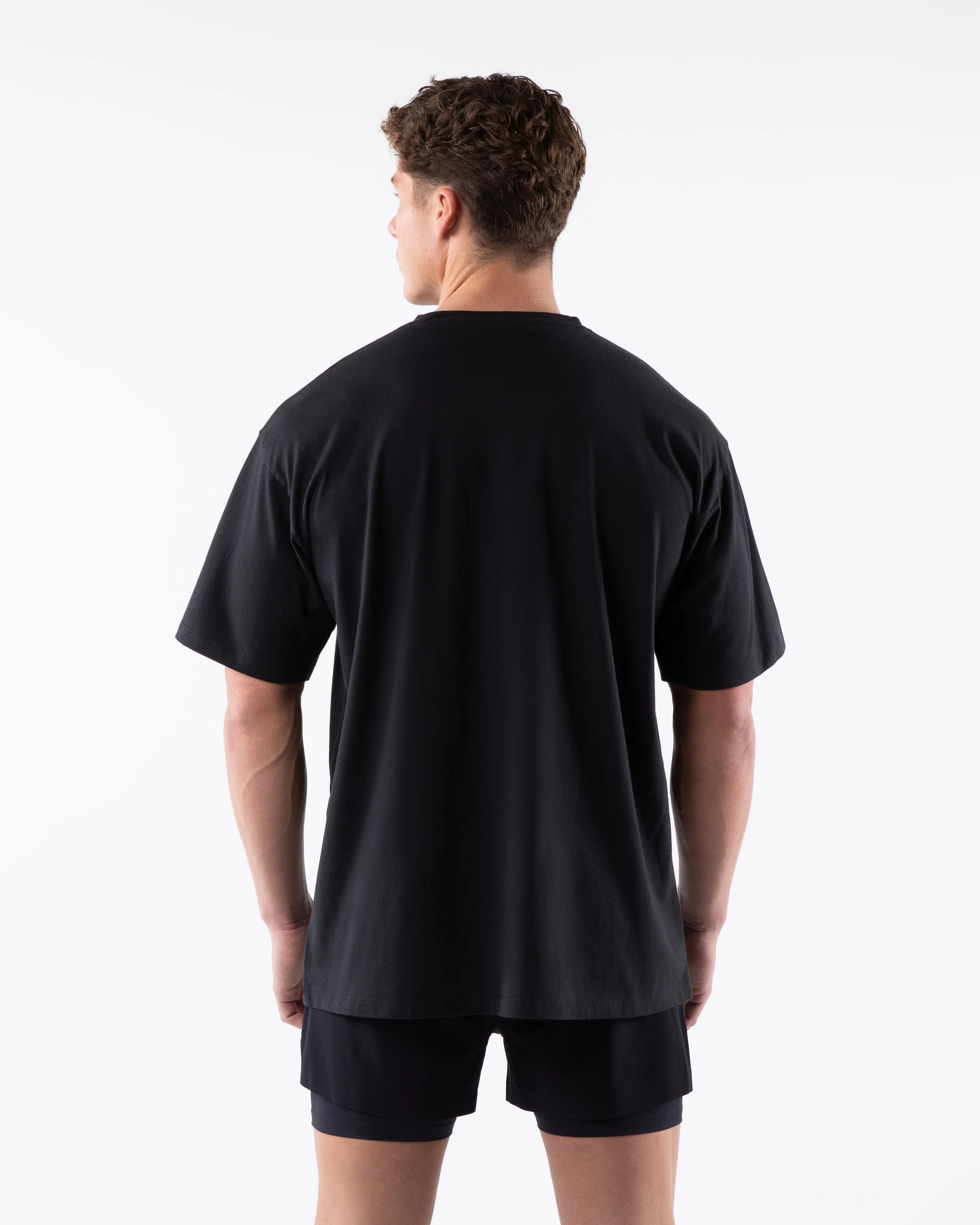 Grime Tee - Black - Image 4
