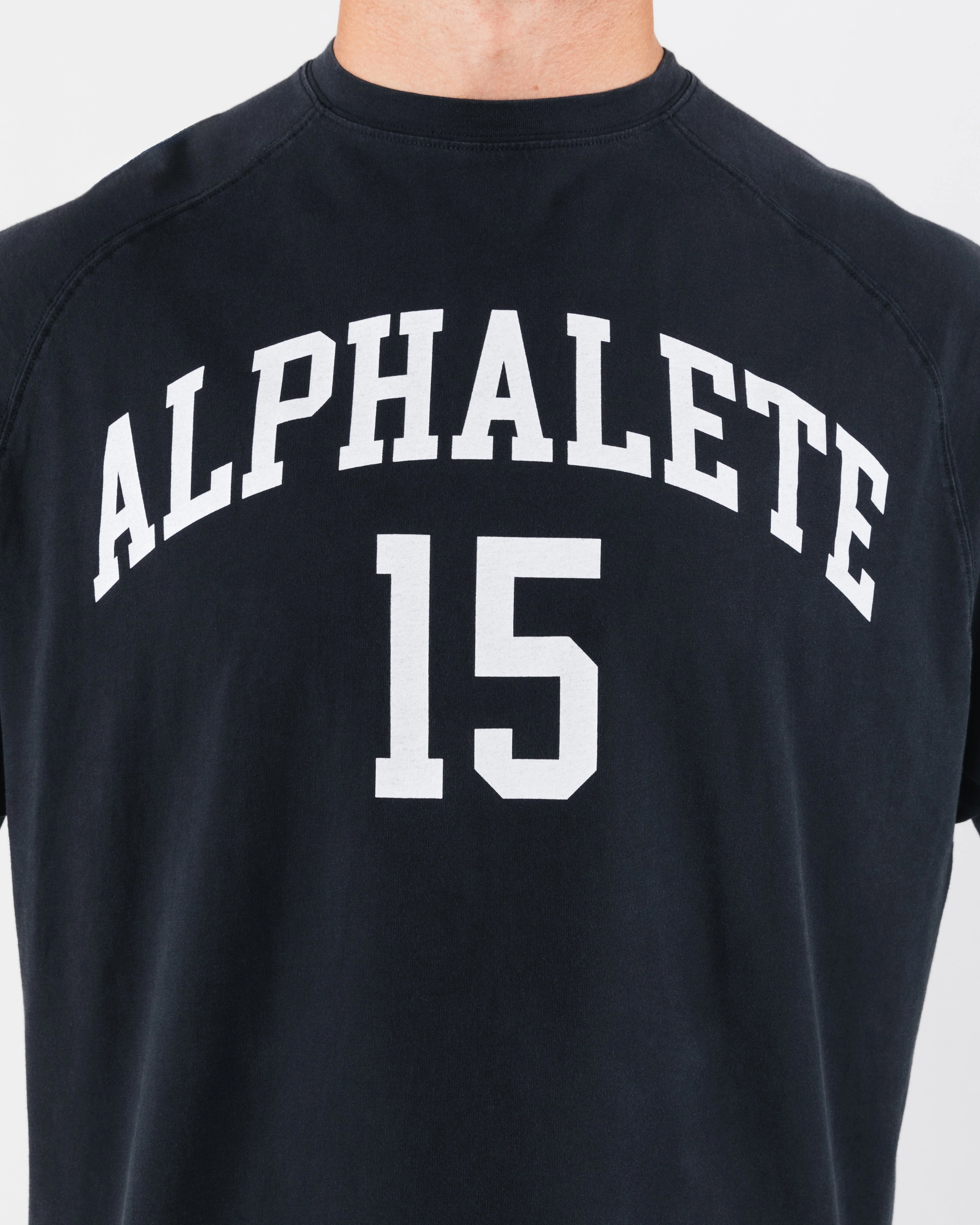 League Box Tee - Black - Image 5