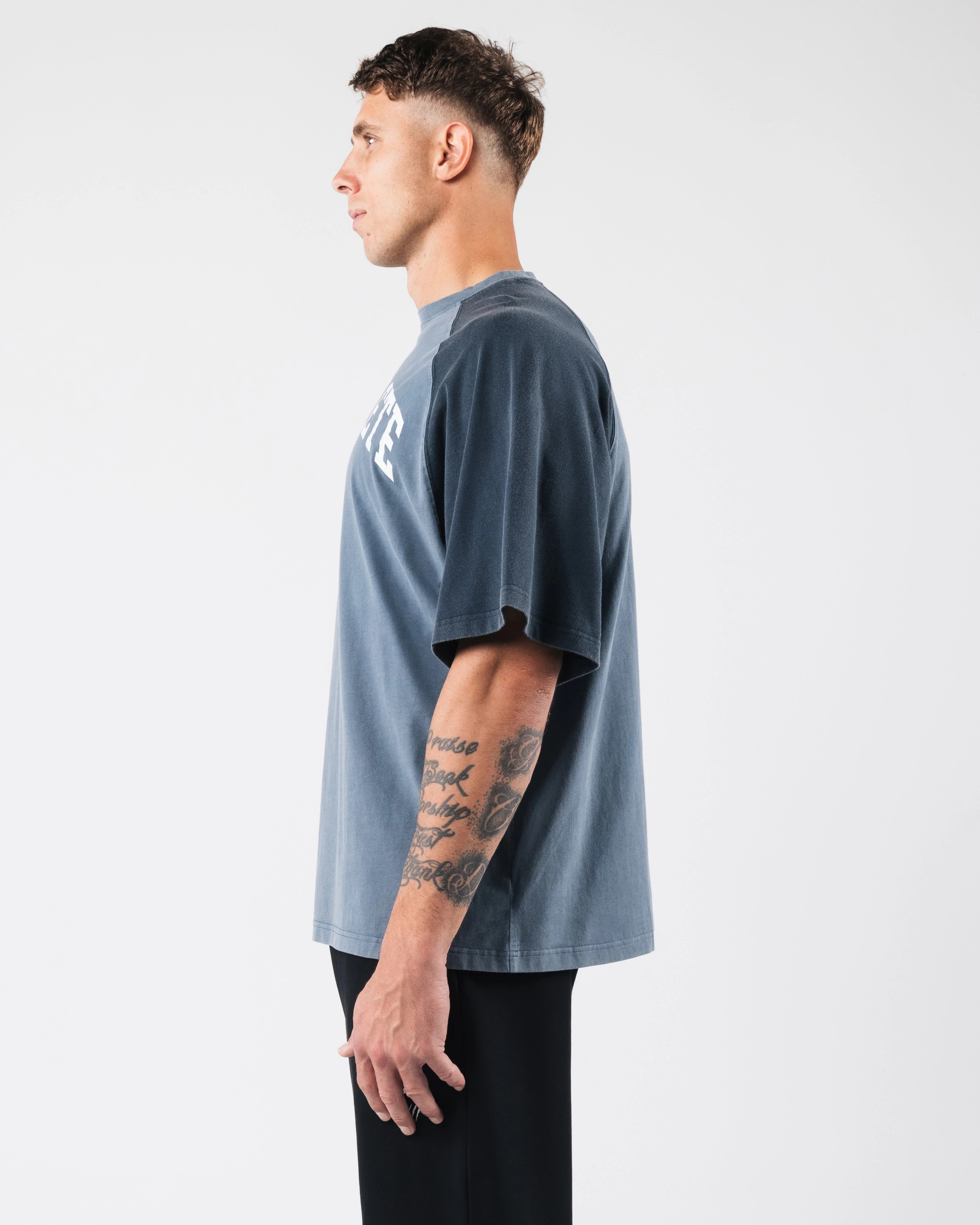 League Box Tee - Marine - Image 3