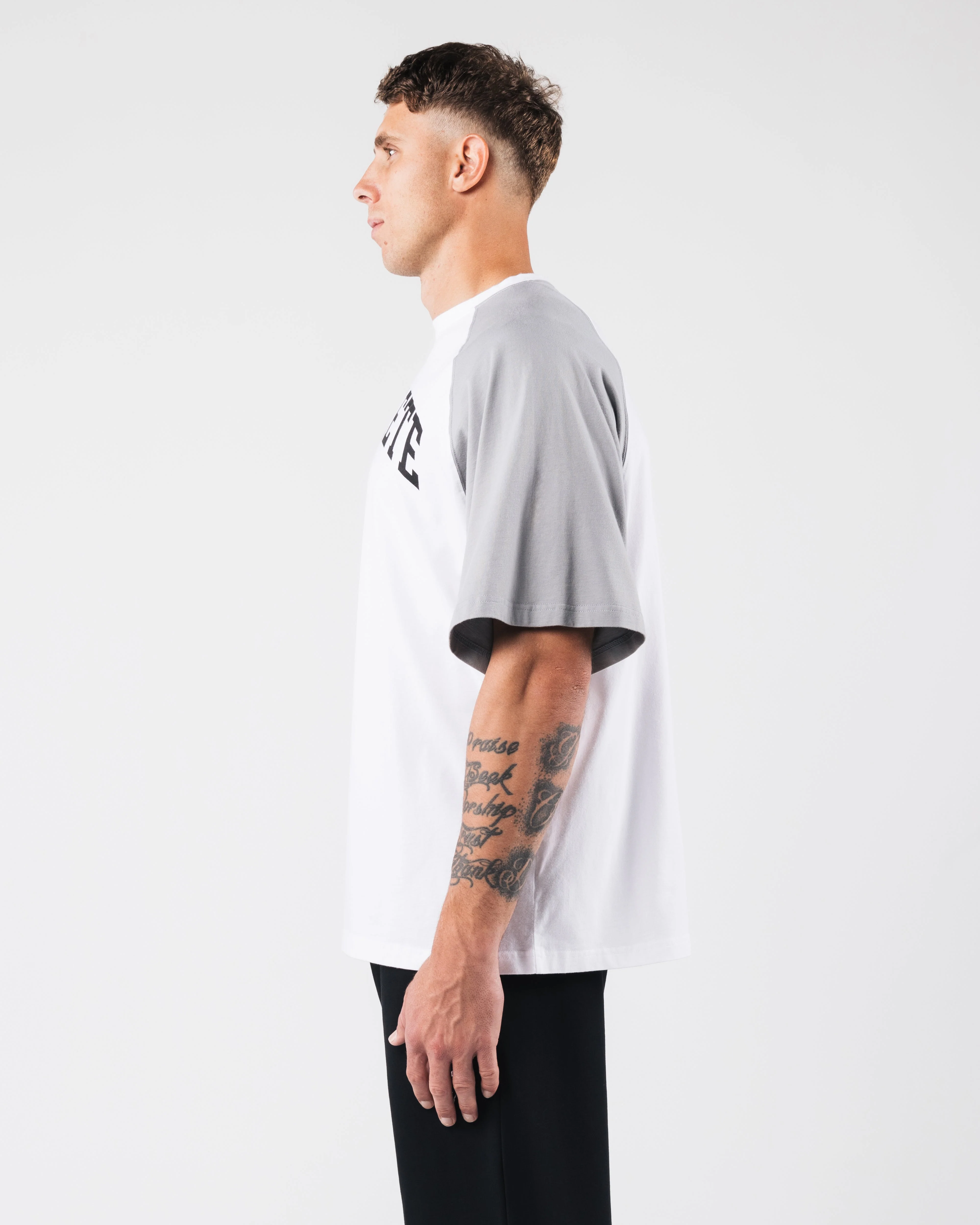 League Box Tee - White - Image 3