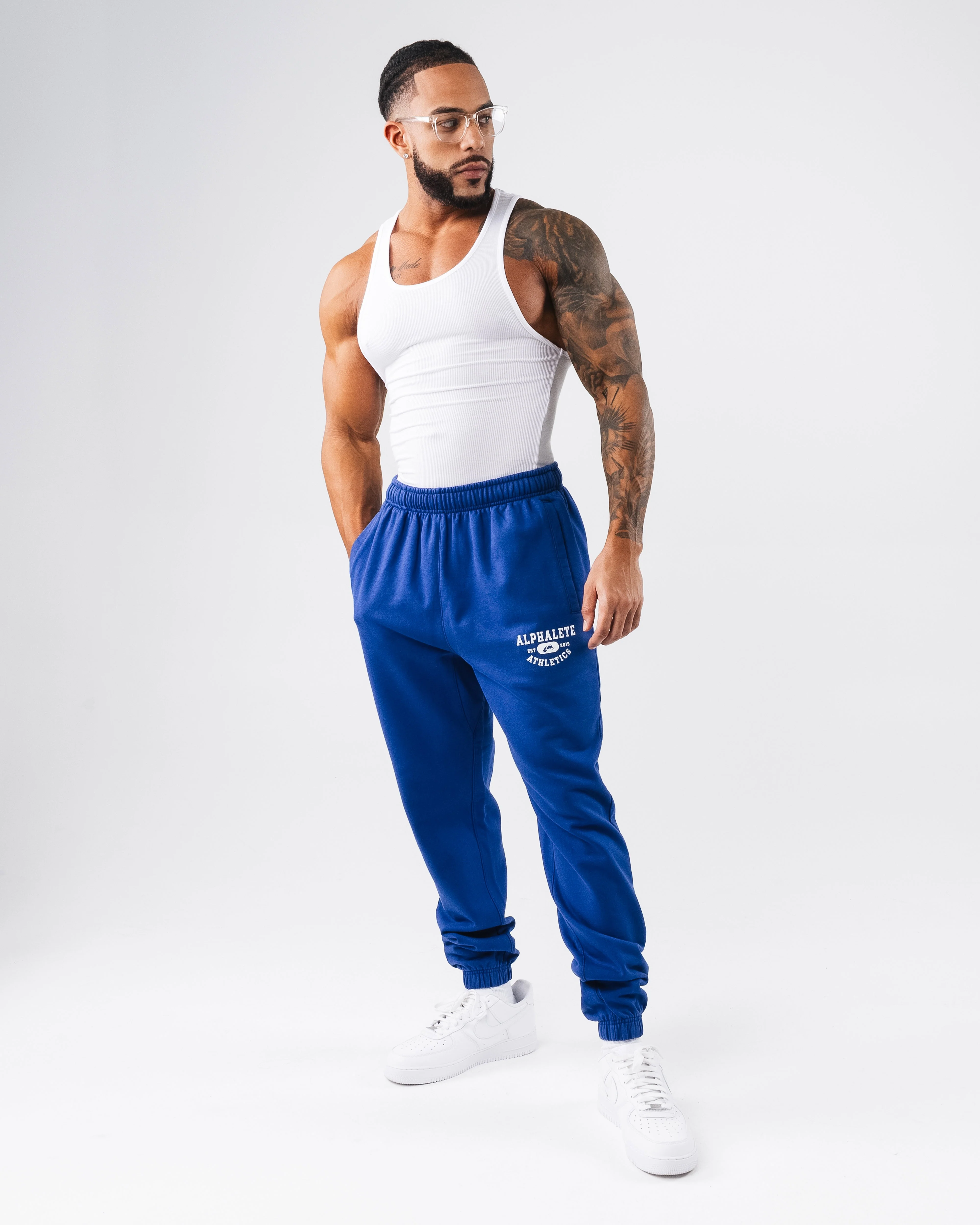 Member Vintage Jogger - Varsity Blue - Image 2