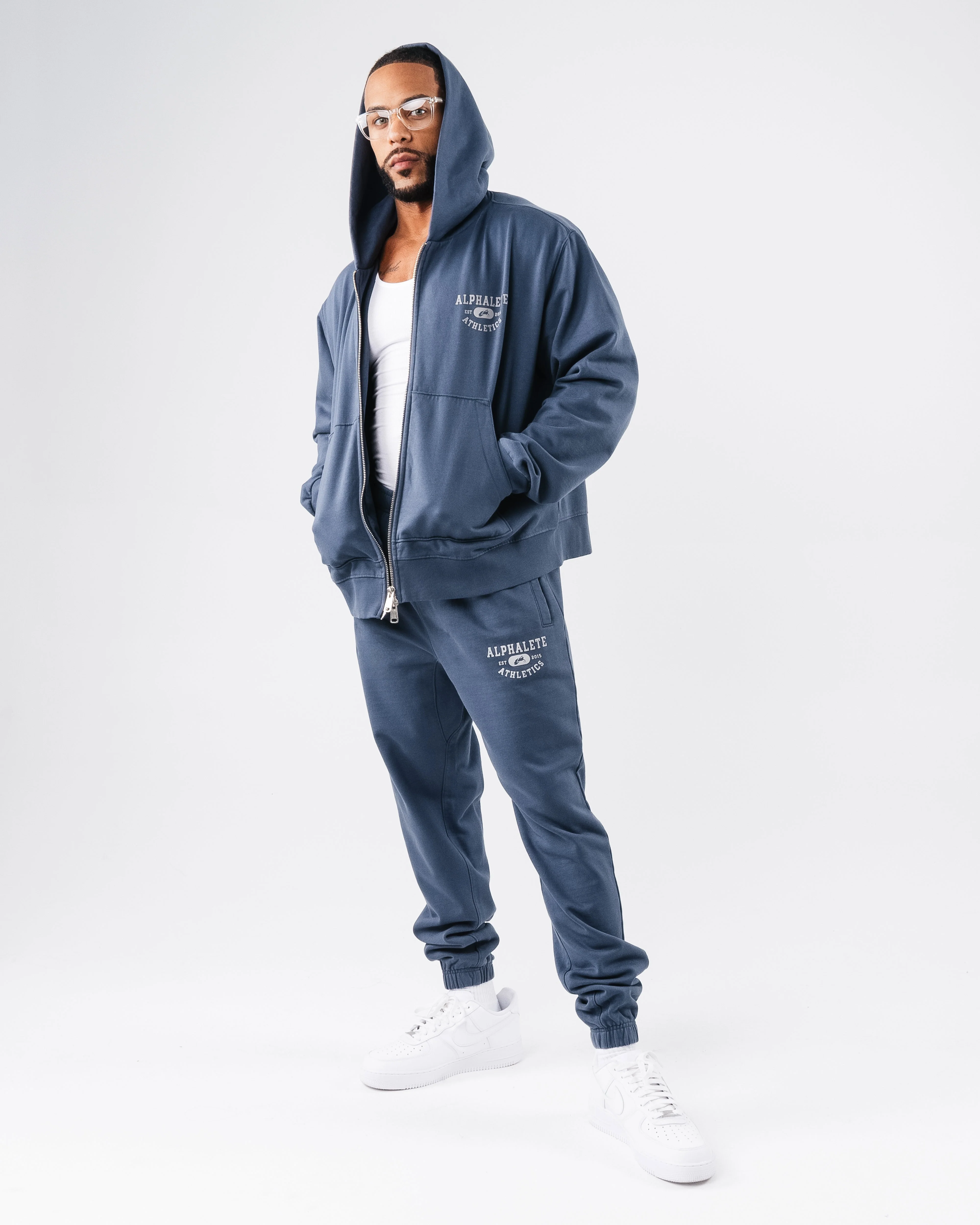 Member Vintage Zip Up - Marine - Image 2
