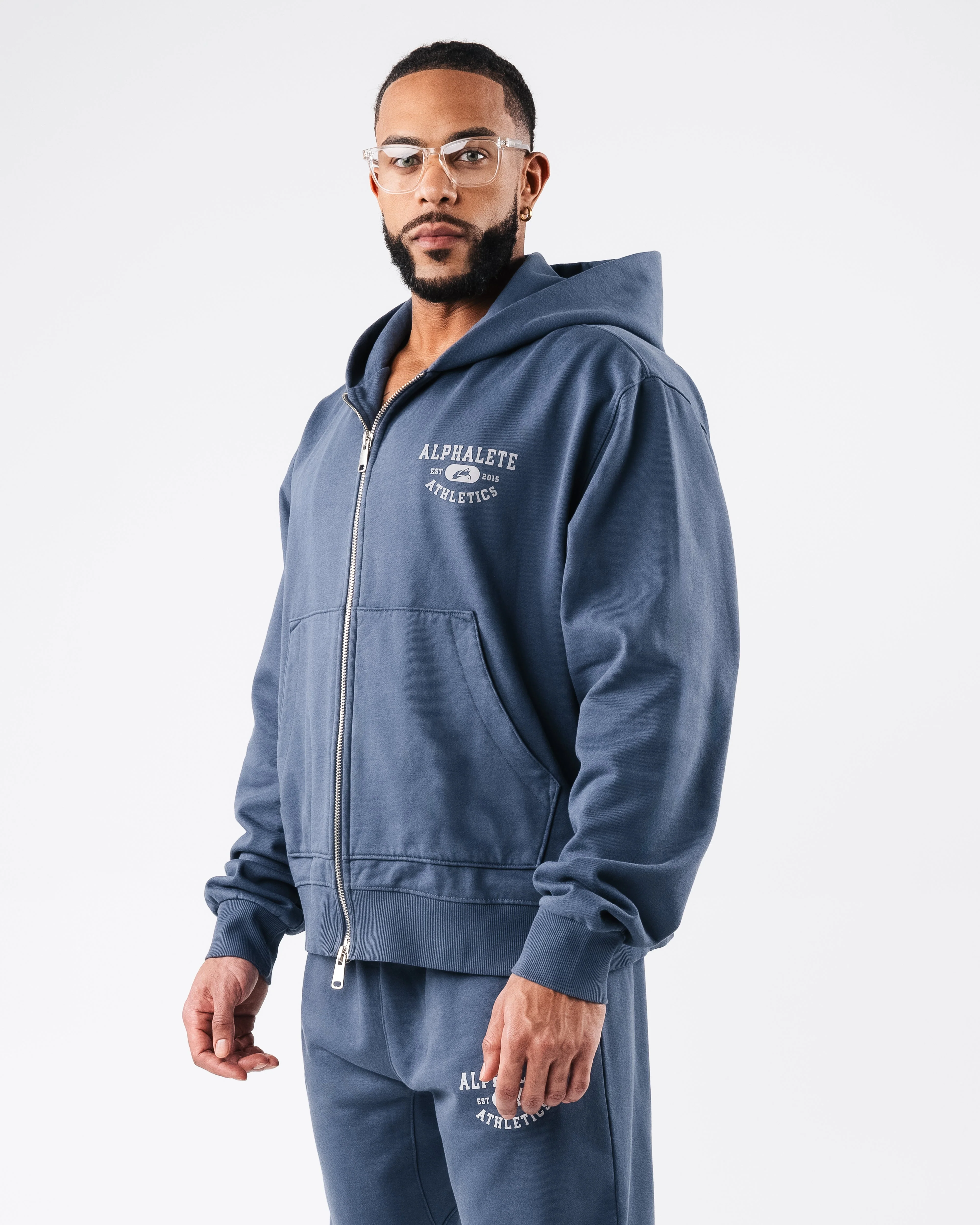Member Vintage Zip Up - Marine - Image 3