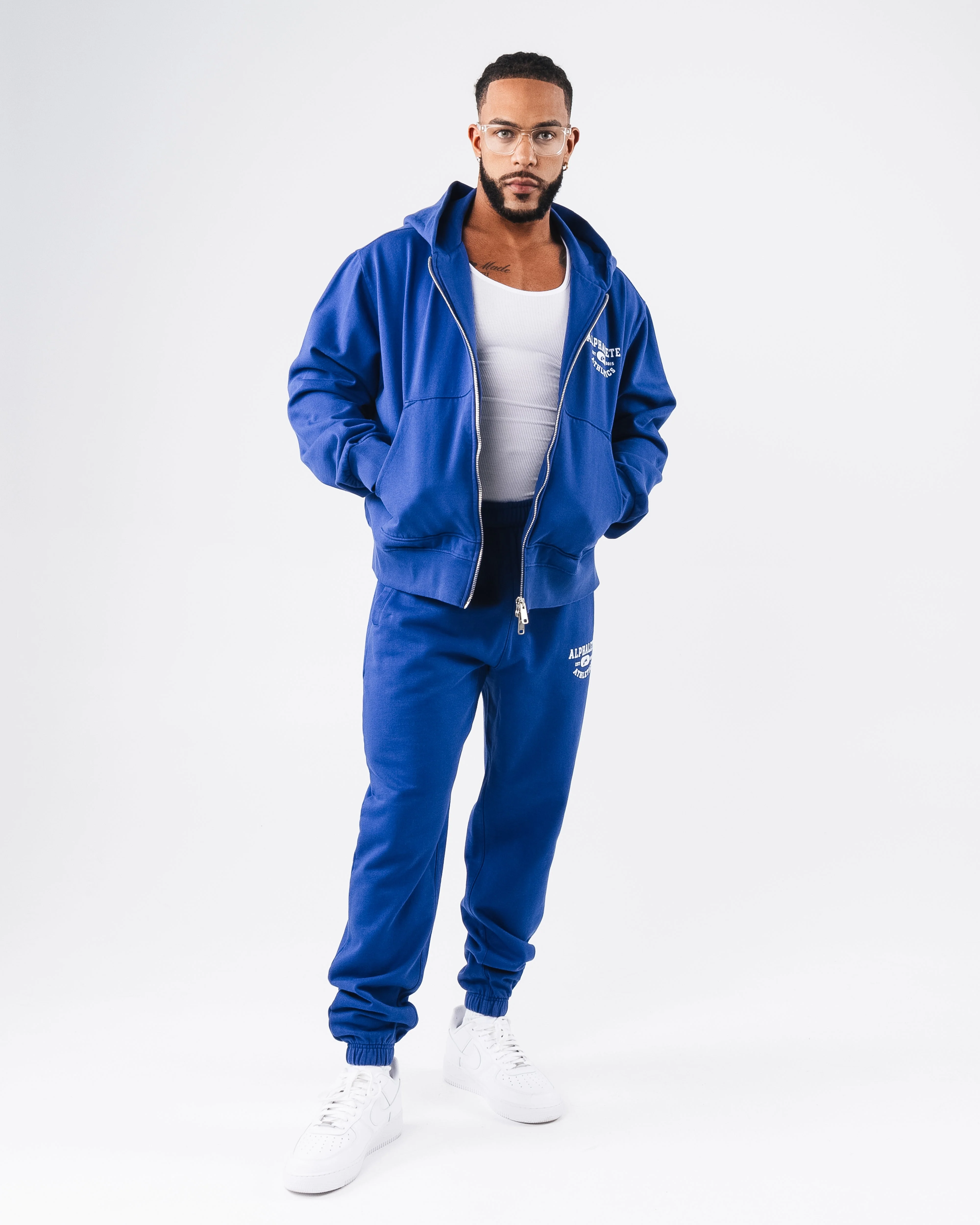Member Vintage Zip Up - Varsity Blue - Image 2