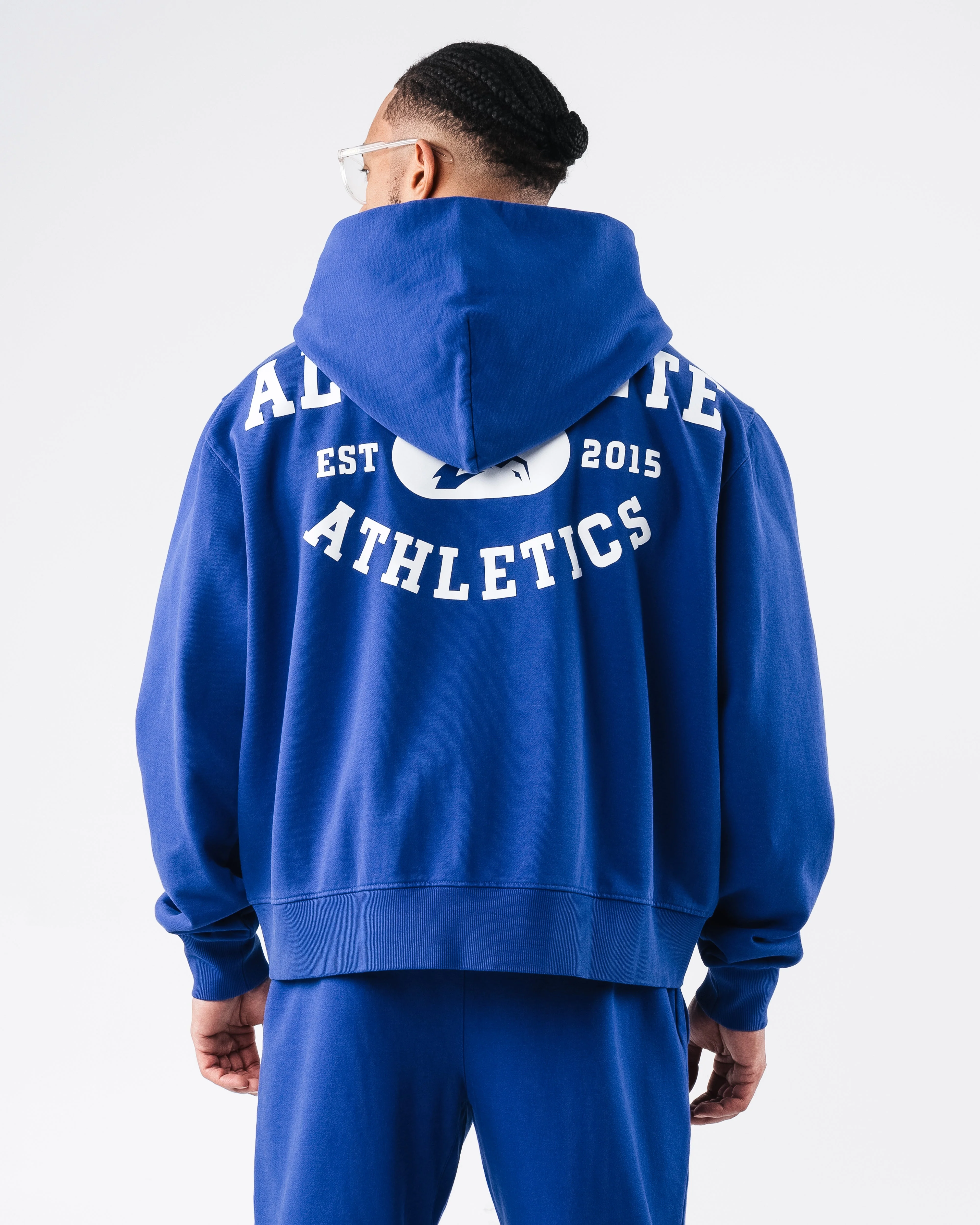 Member Vintage Zip Up - Varsity Blue - Image 4