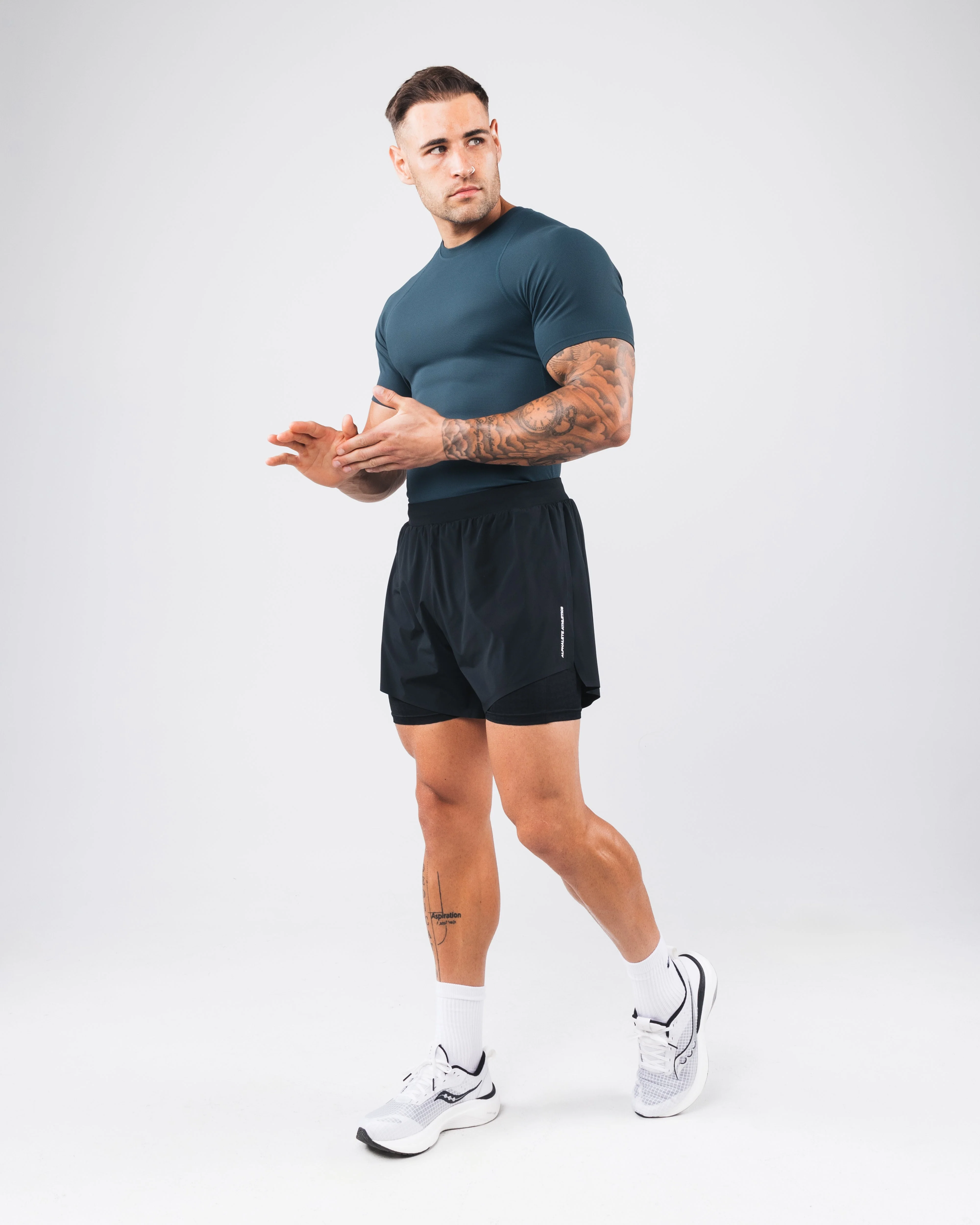 Power Short Sleeve - Dark Cyan - Image 2