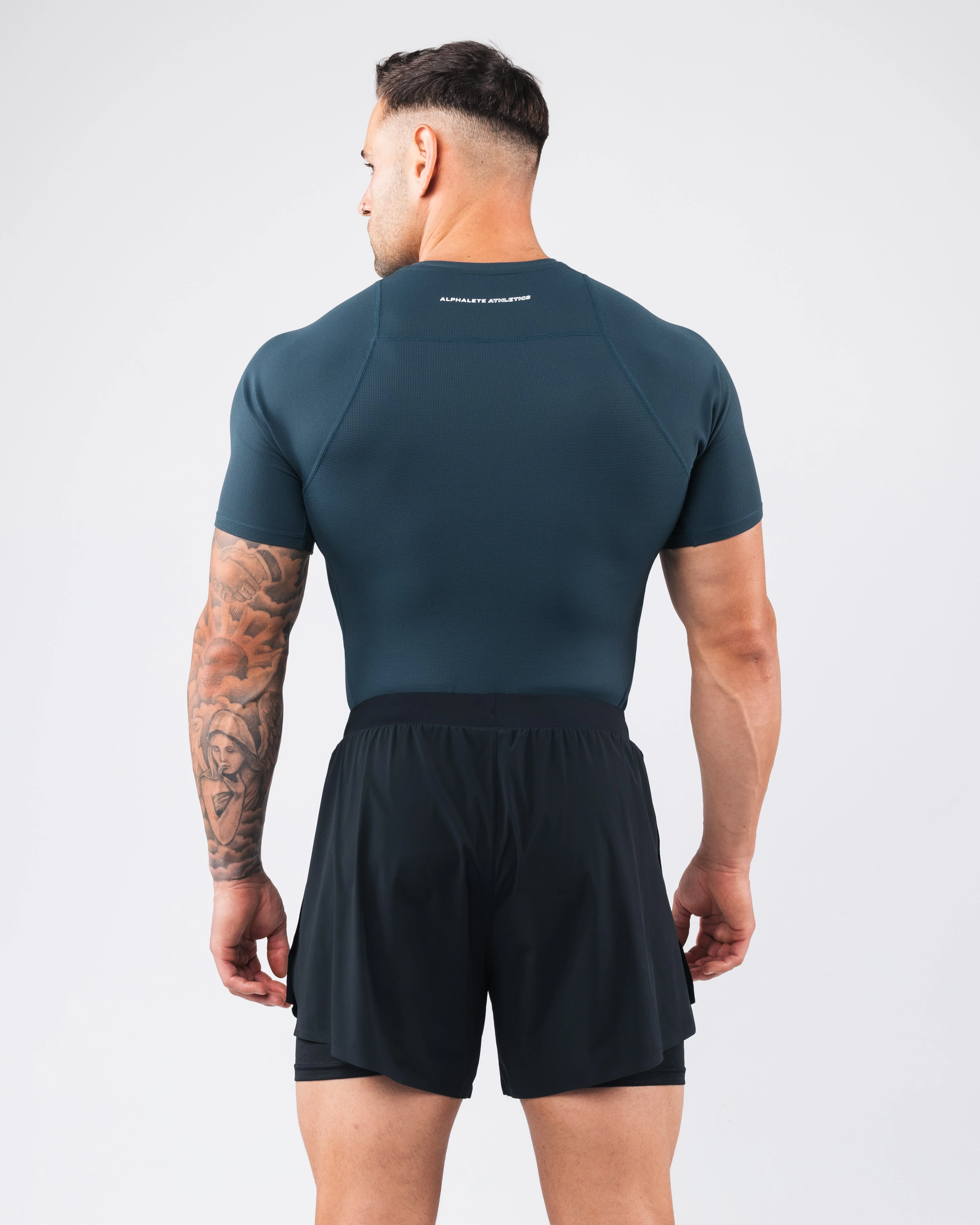 Power Short Sleeve - Dark Cyan - Image 4