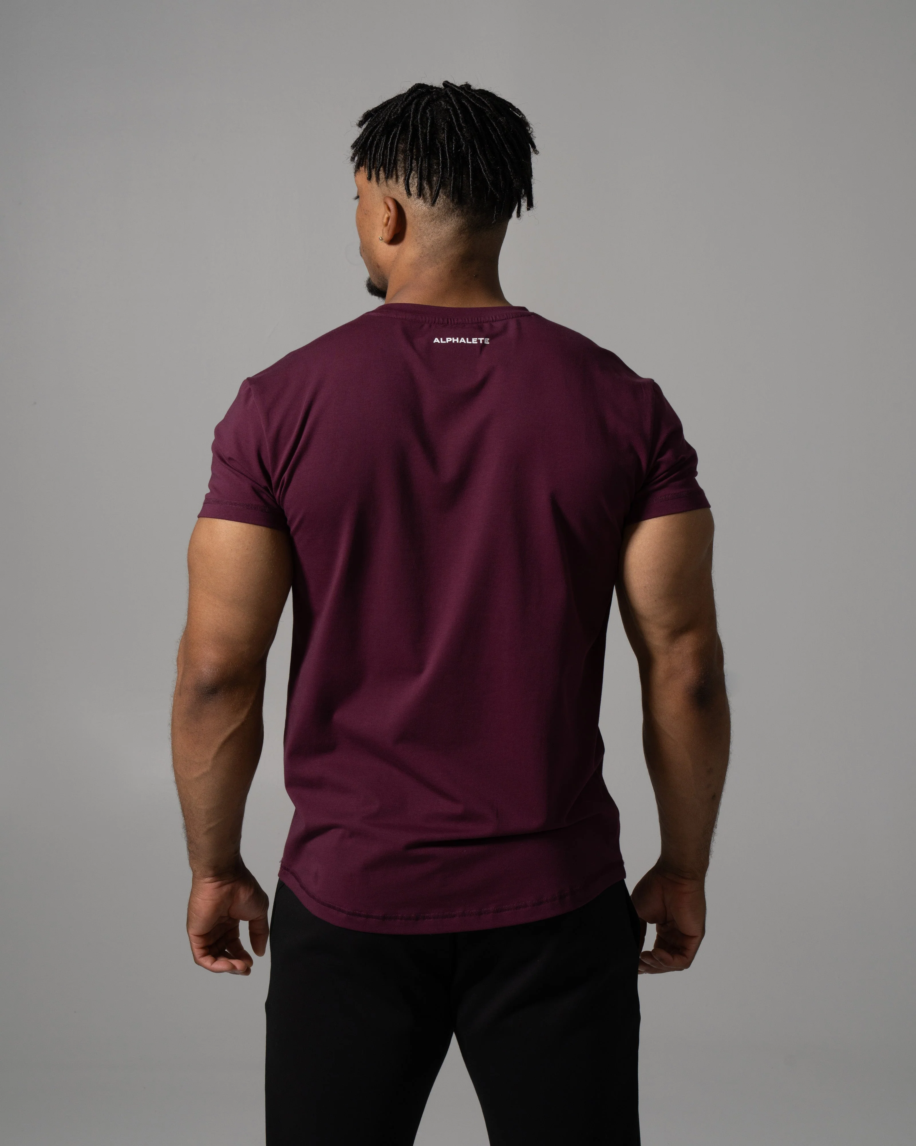 Precision Tee - Merlot - Image 2