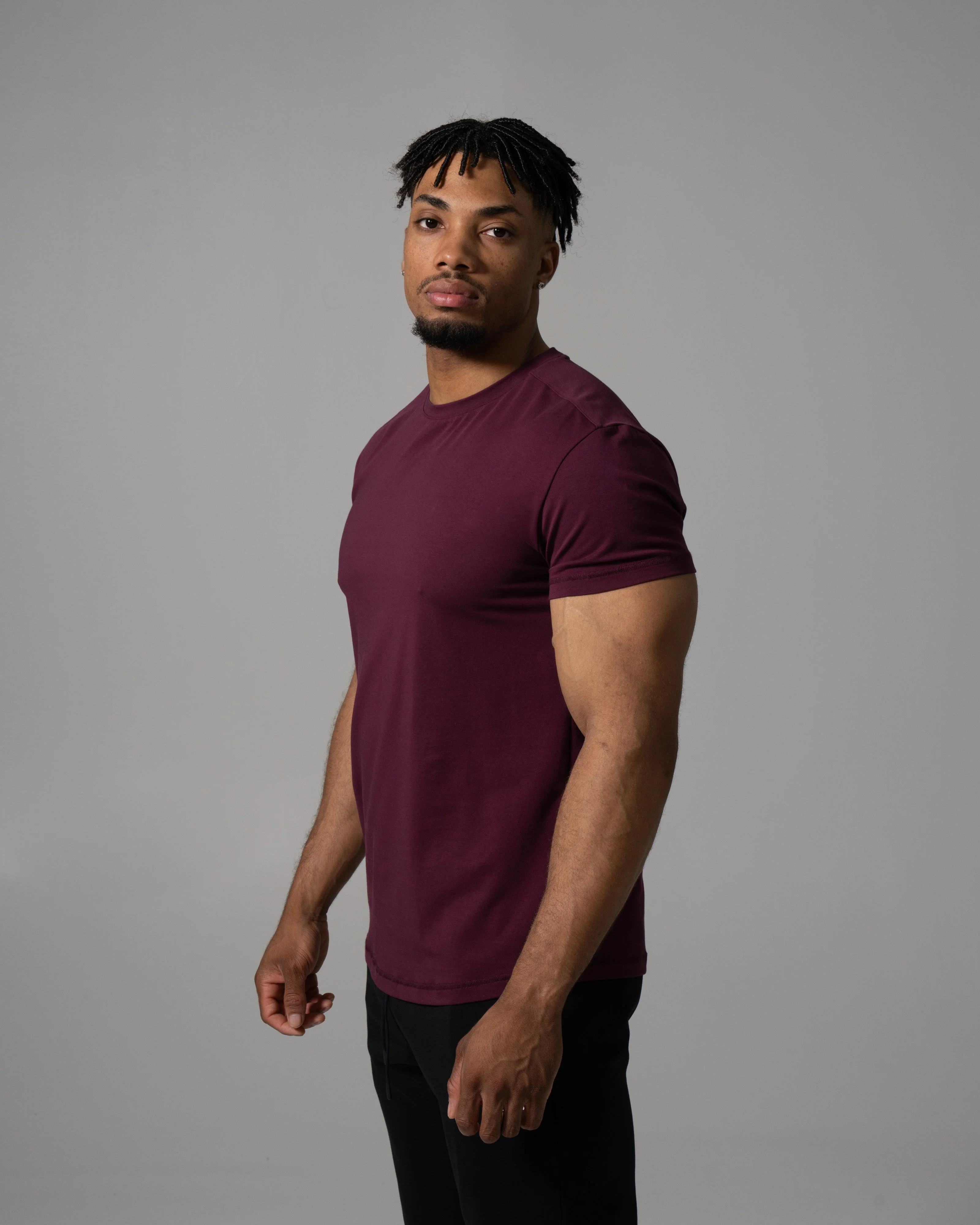 Precision Tee - Merlot - Image 3